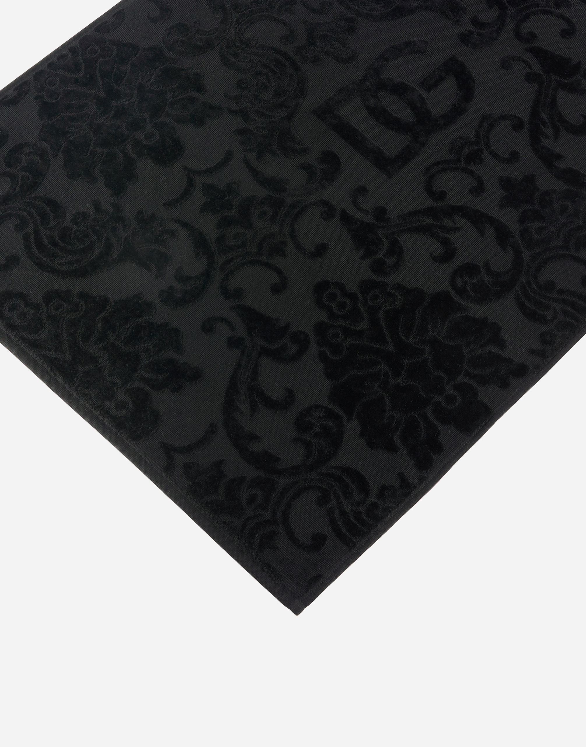 Dolce & Gabbana Terry Cotton Bath Mat In Multicolor