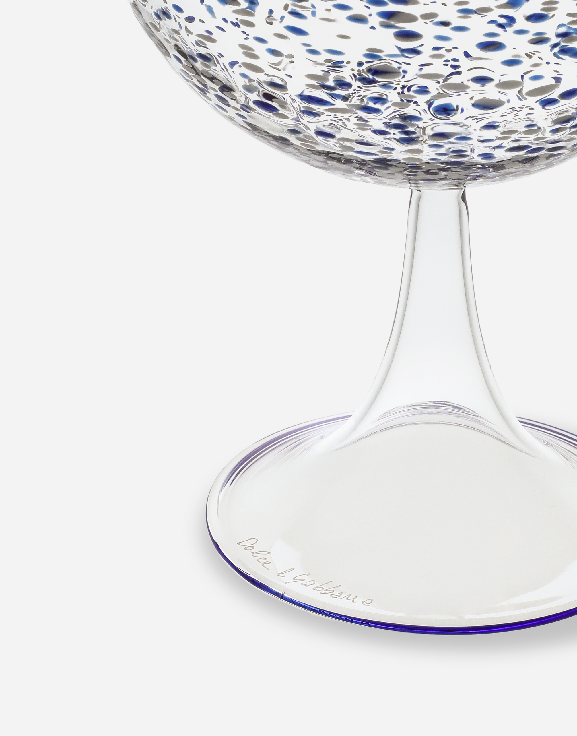 Dolce & Gabbana Champagne Glass In Multicolor