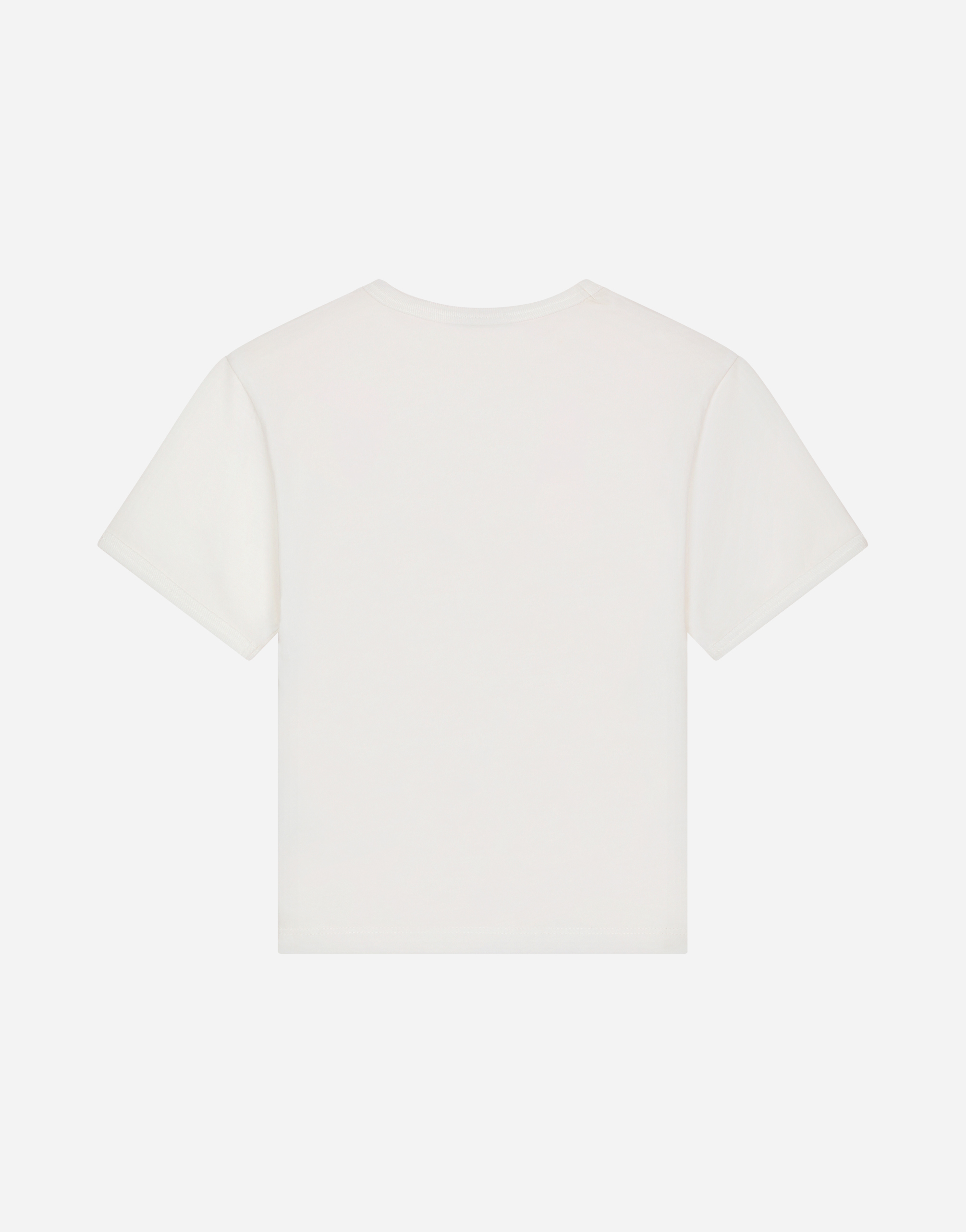 Shop Dolce & Gabbana Jersey T-shirt With I Love Portofino Print In Multicolor