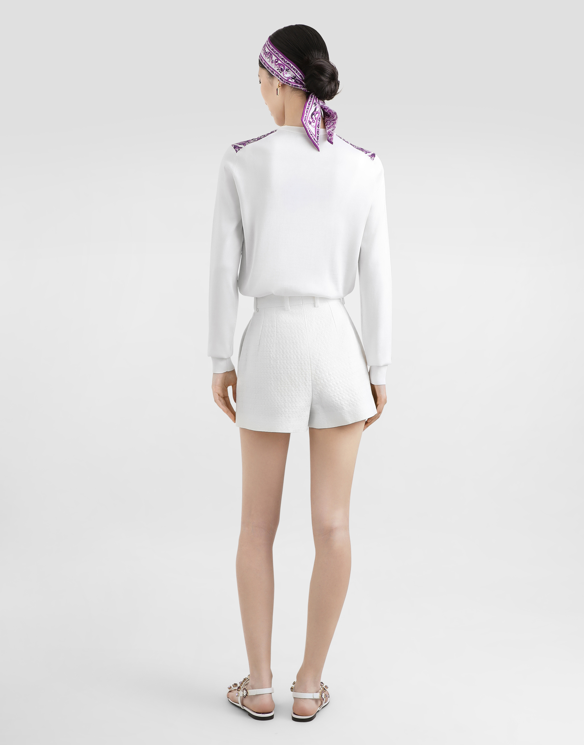 Dolce & Gabbana Shorts In Stuoia Stretch