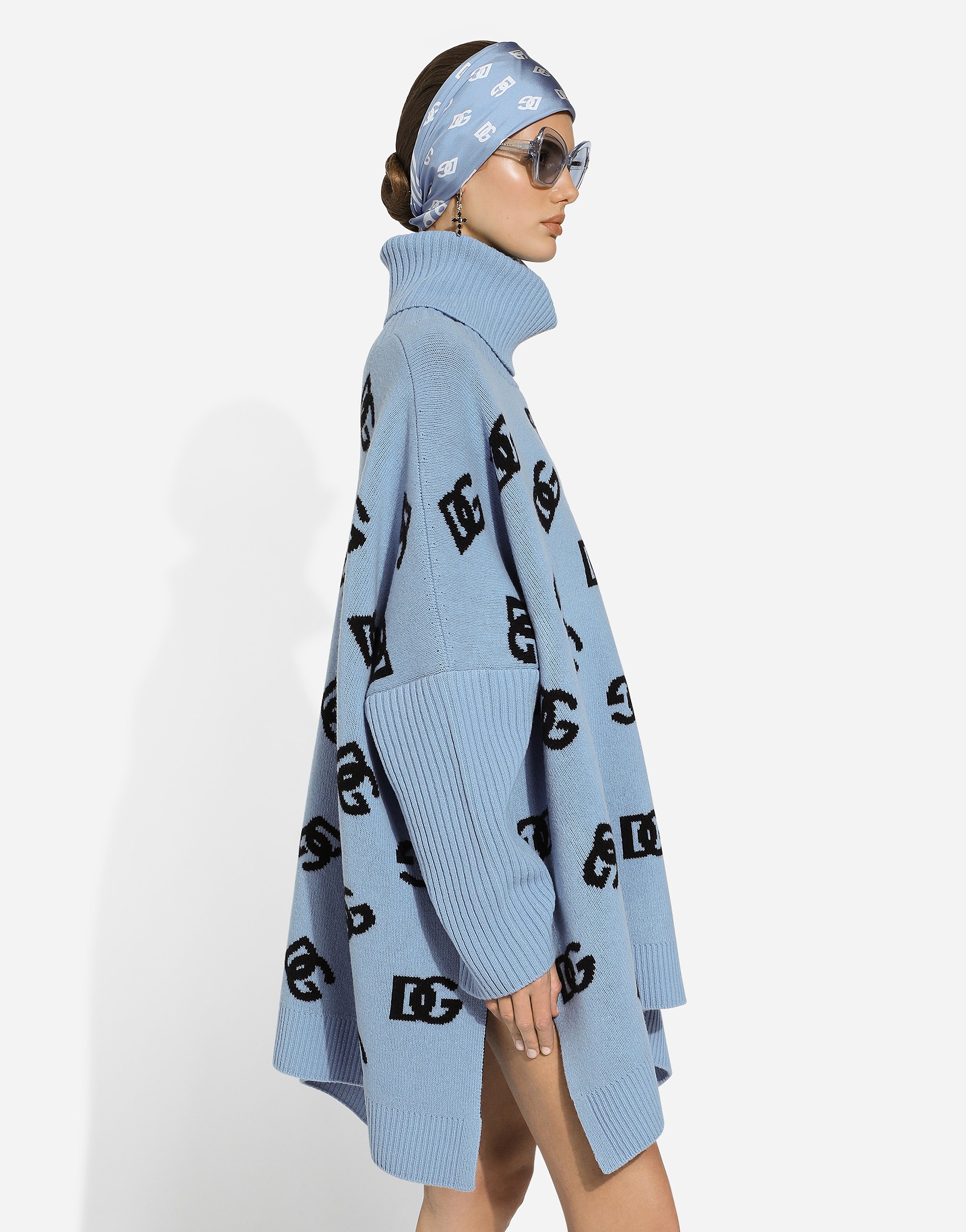 Dolce & Gabbana Cape In Azure