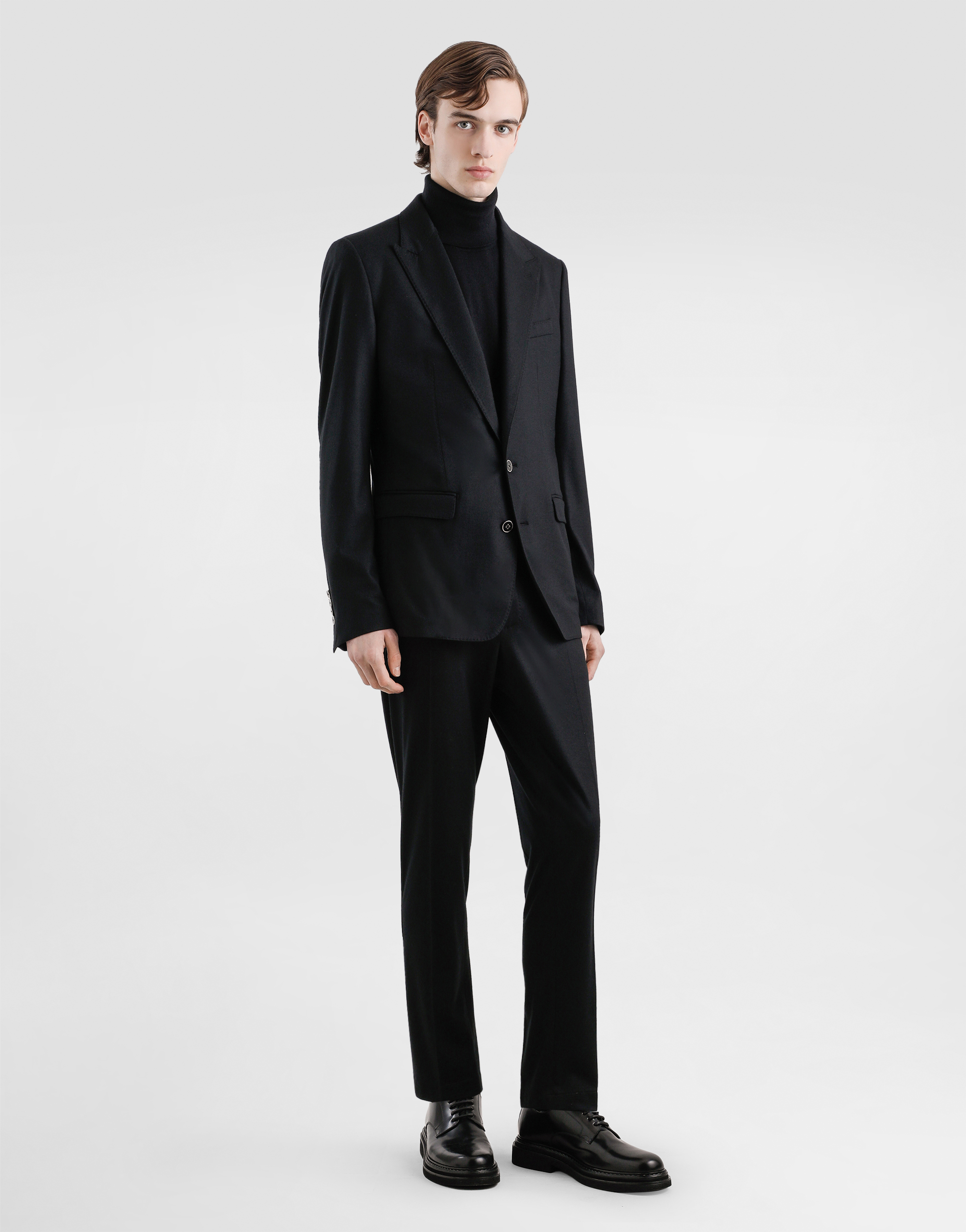  Dolce & Gabbana Dolce & Gabbana Cashmere Turtleneck Pullover - Man Sweaters And Cardigans Black 48 