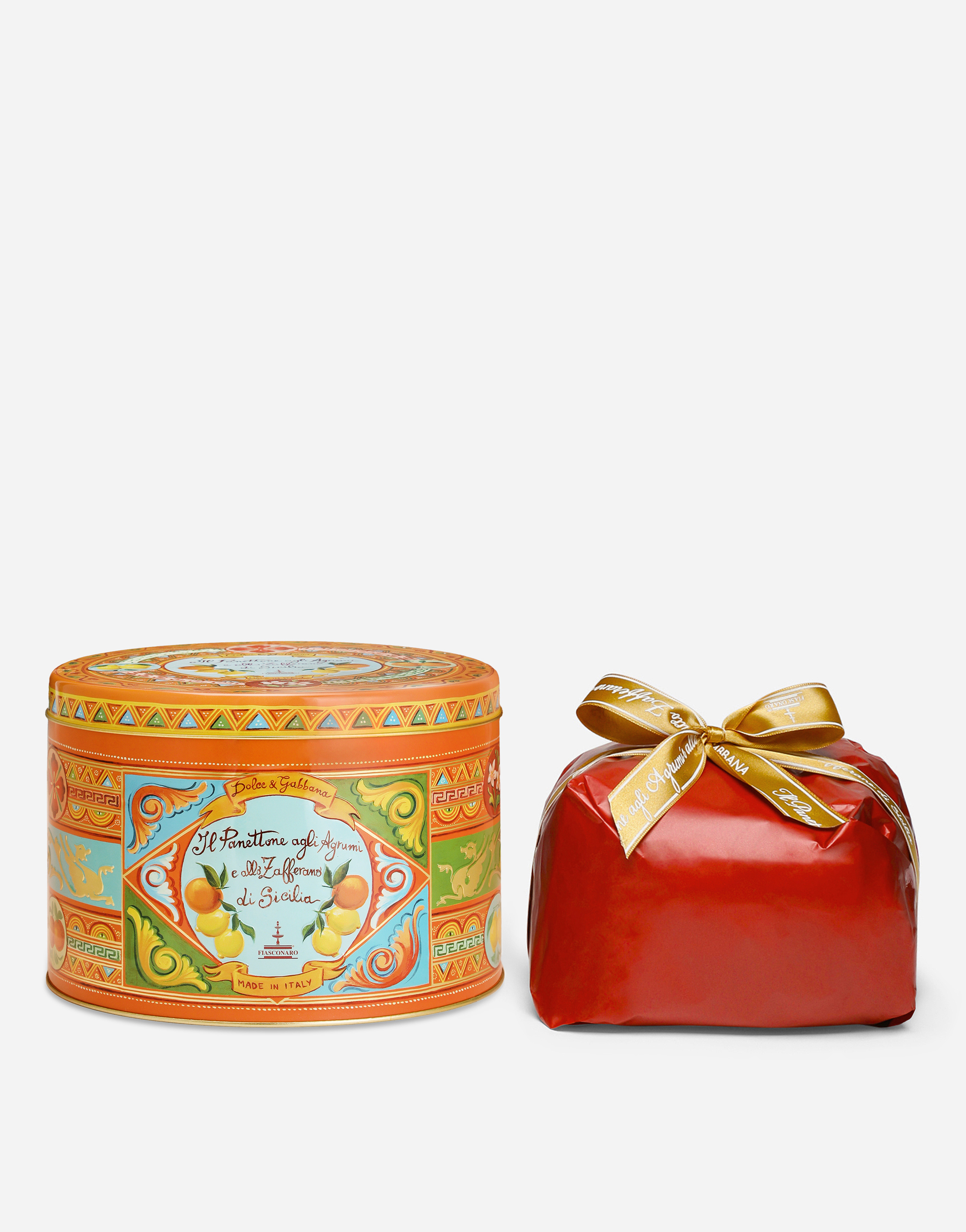 Panettone with Sicilian Citrus fruits and Saffron