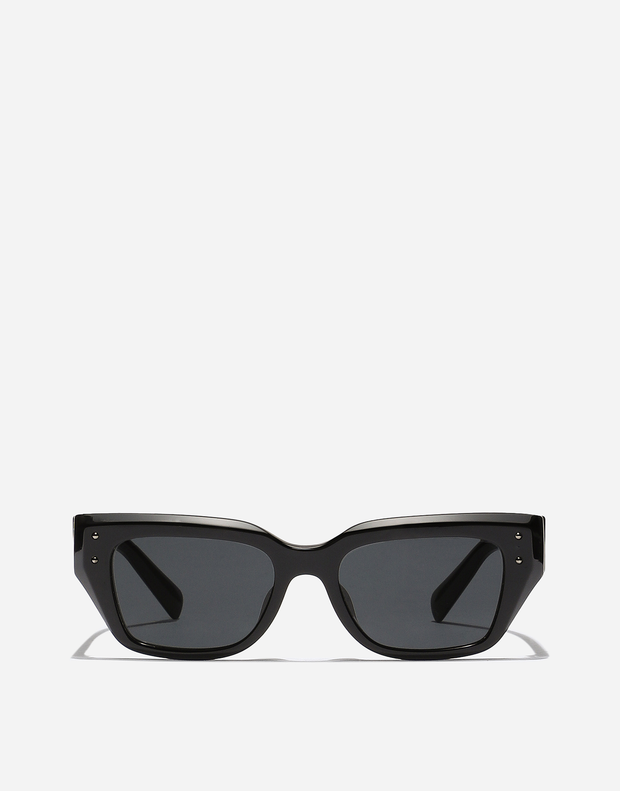 Dolce & Gabbana Dg Sharped Sunglasses - Woman Sunglasses Black Acetate Onesize