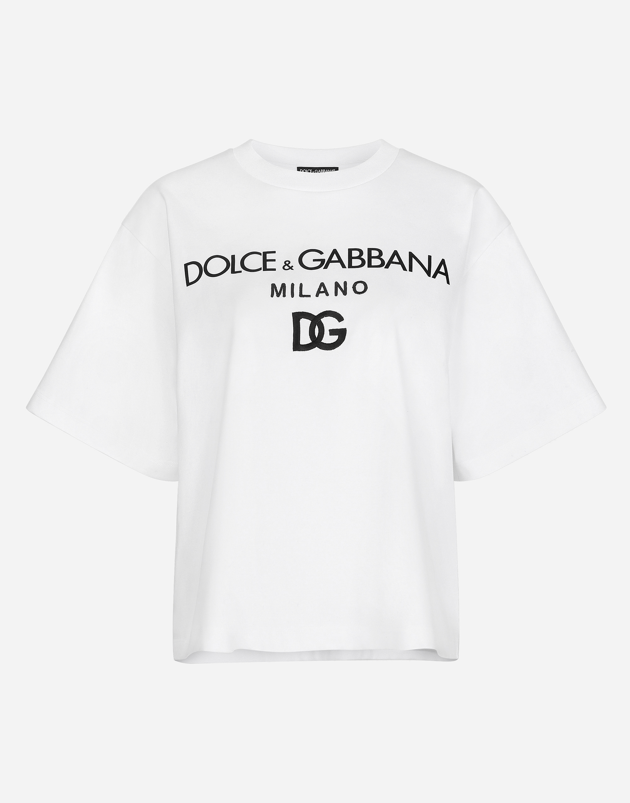 Dolce & Gabbana T-shirt M/corta Giro In White