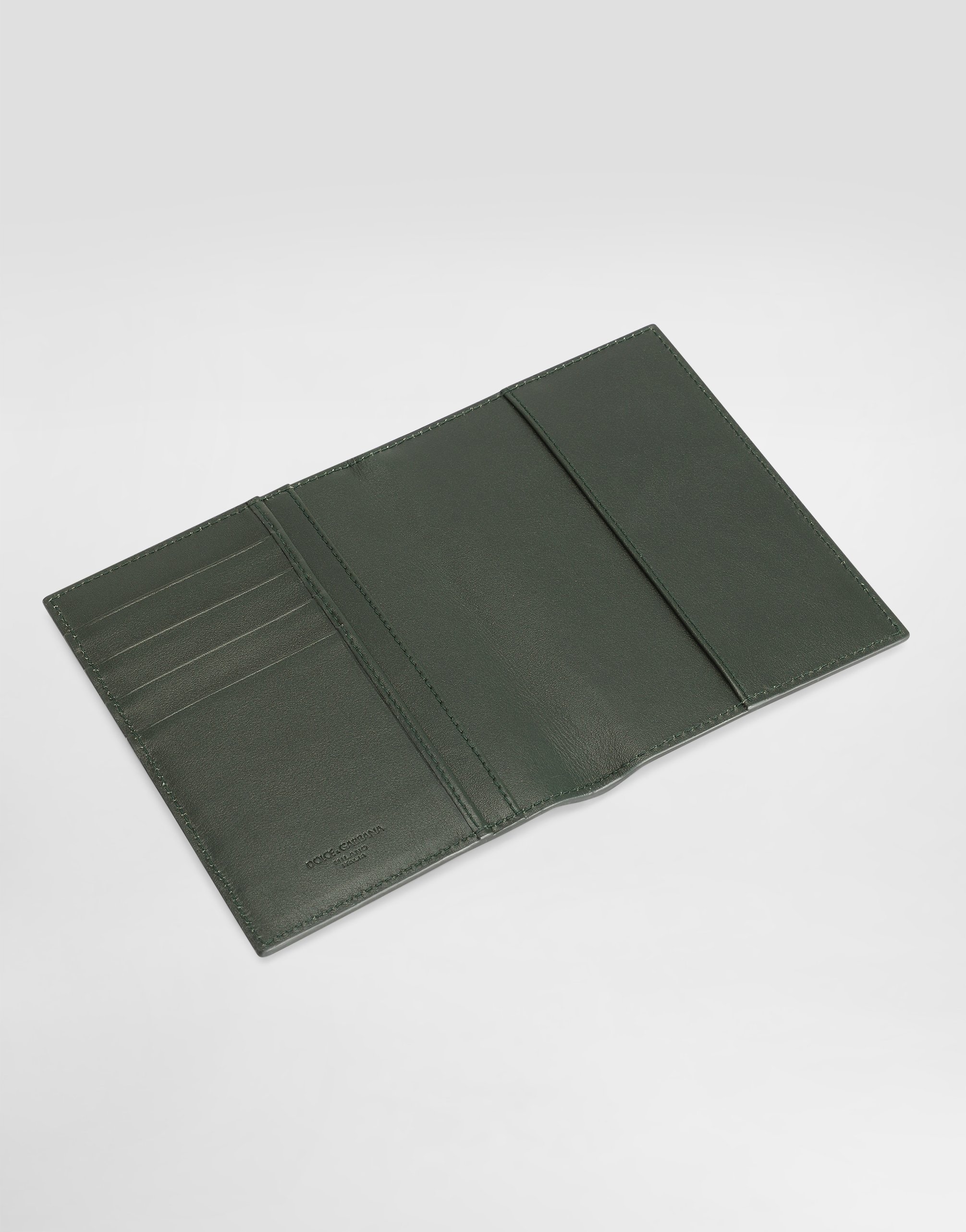 Crocodile leather passport case