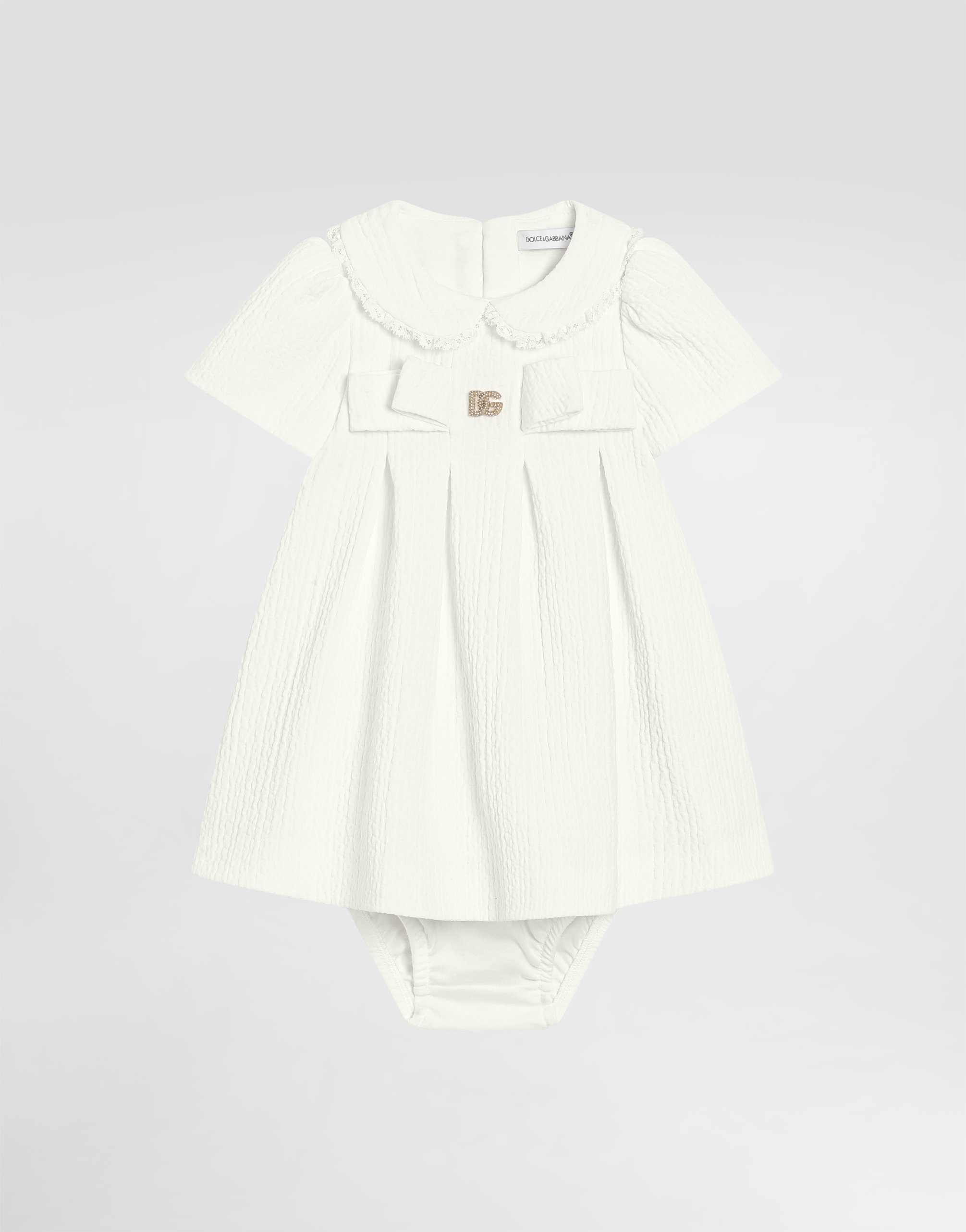 Short-sleeved cotton dress