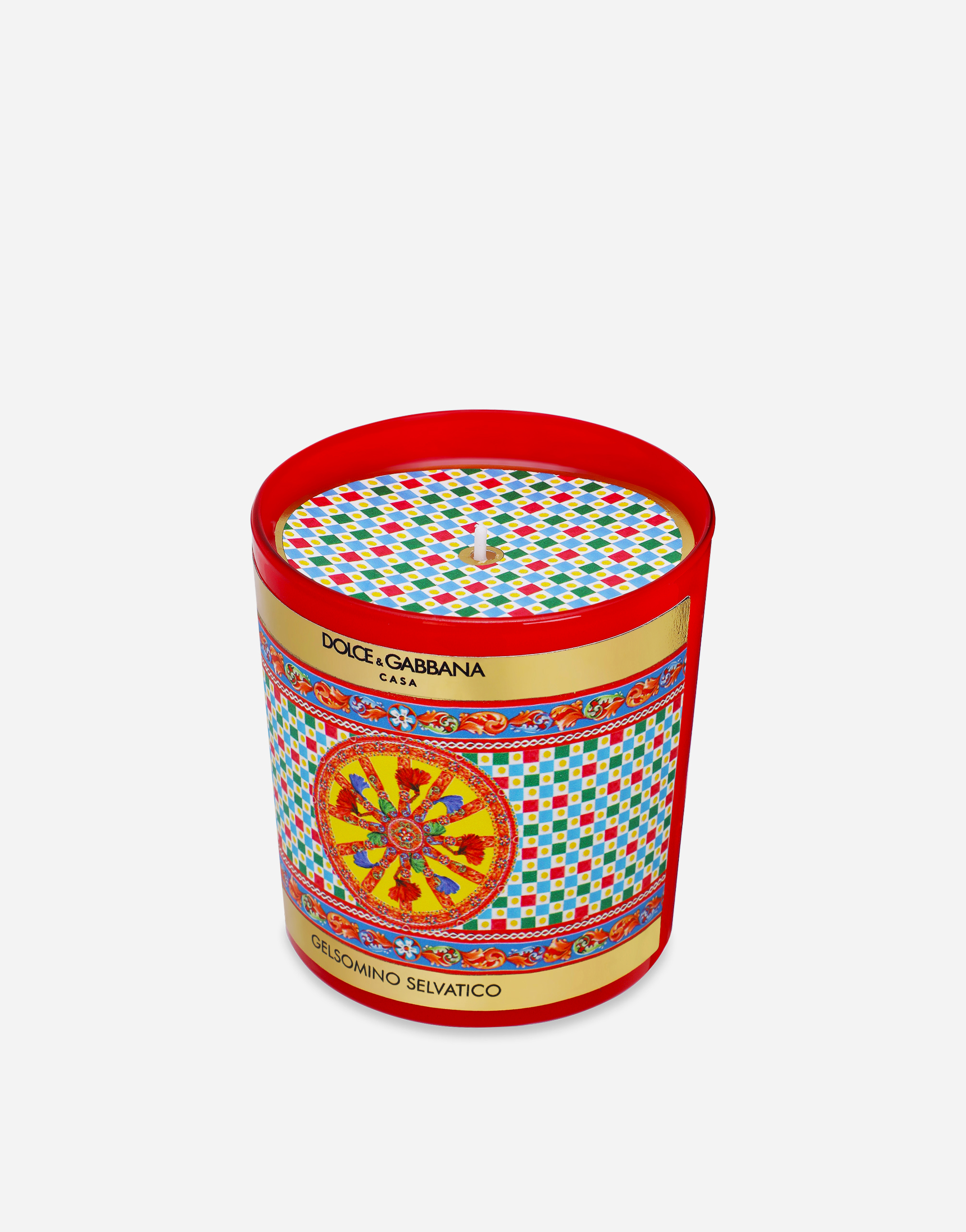 Shop Dolce & Gabbana Scented Candle - Wild Jasmine In Multicolor