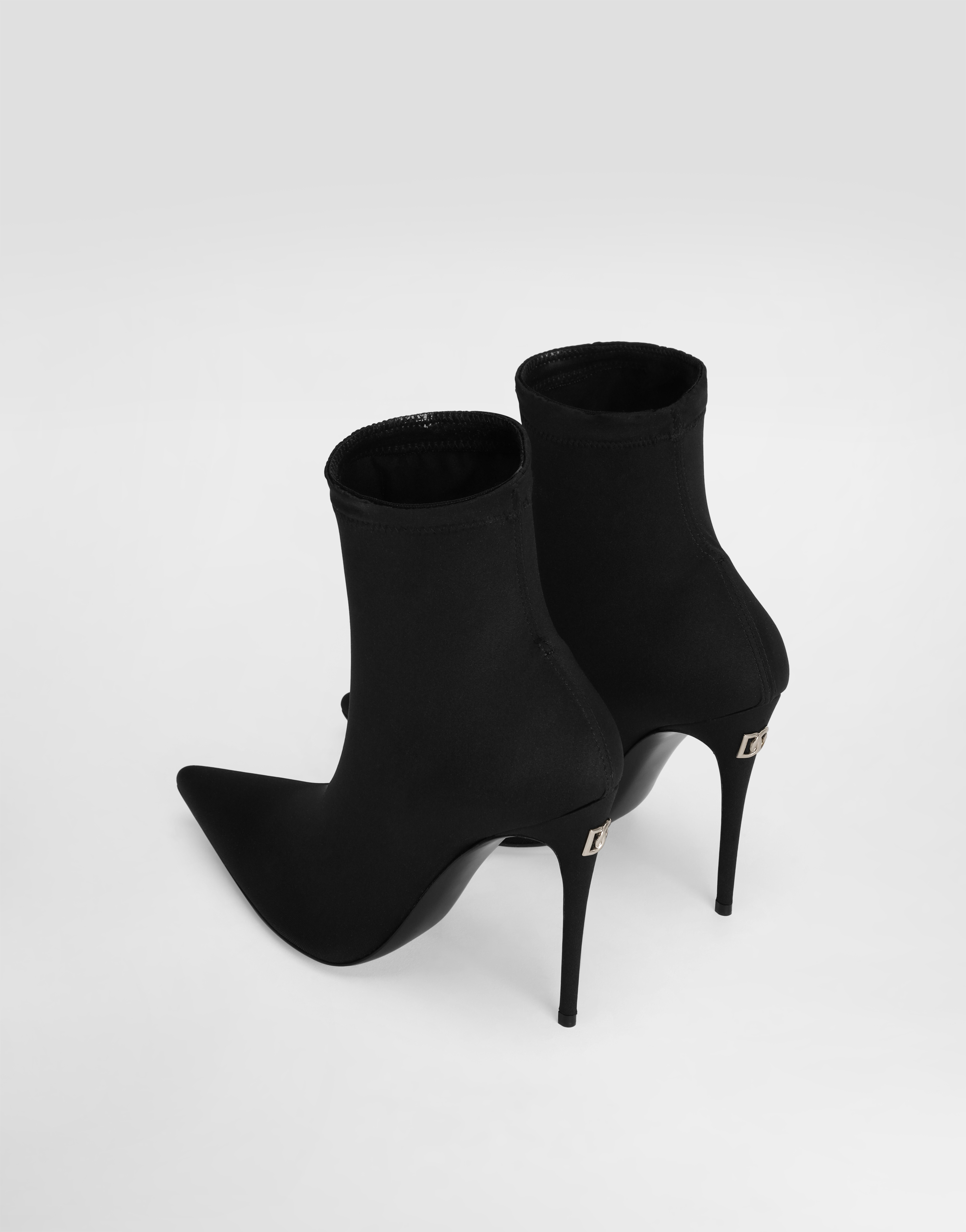 Stretch jersey ankle boots
