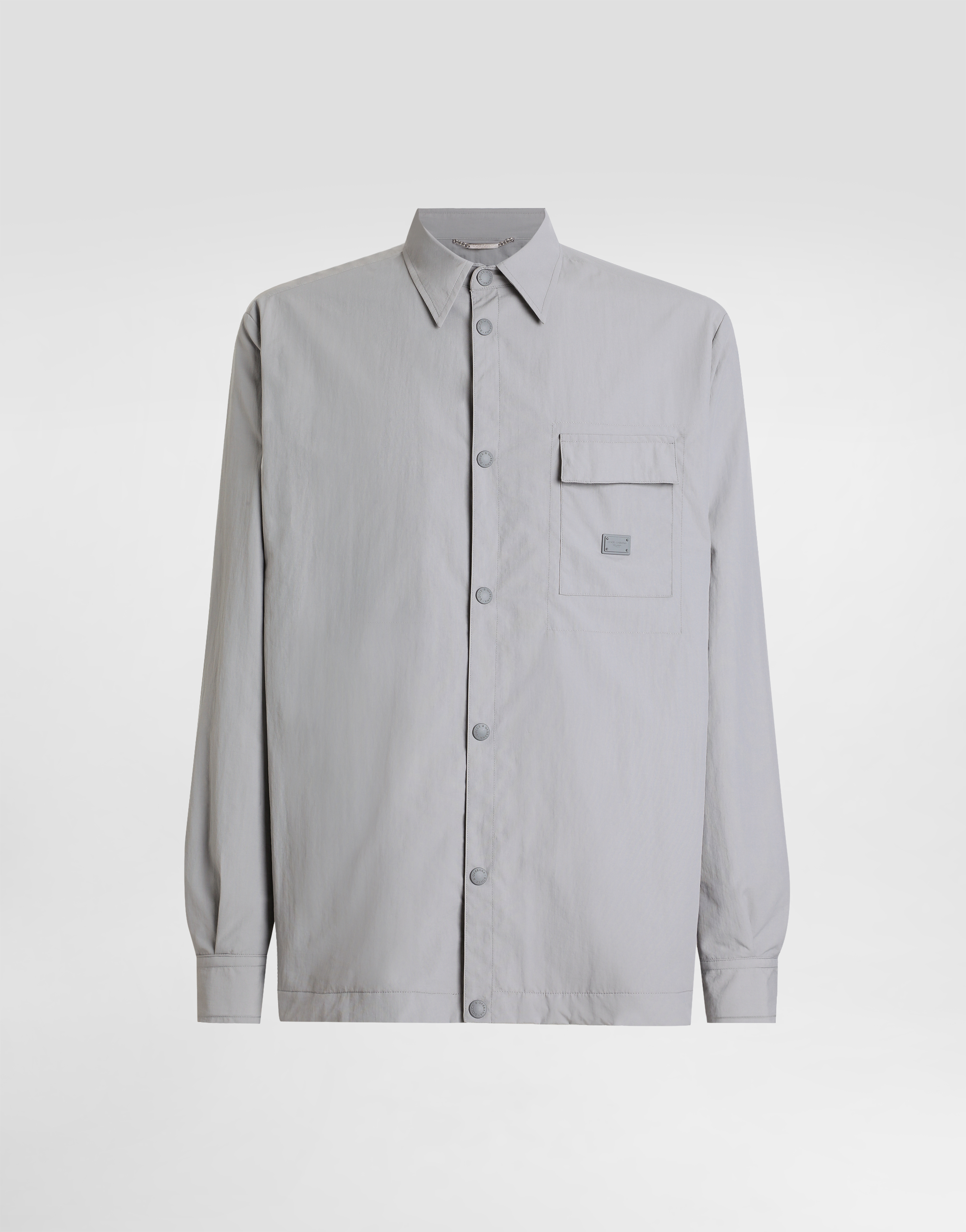 Dolce & Gabbana Technical Fabric Jacket With Tag - Man Coats And Jackets Gray
