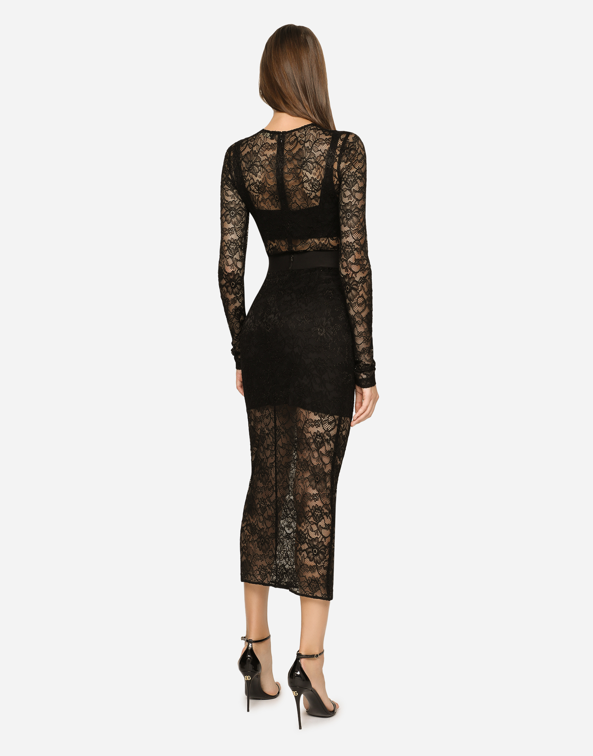 Dolce & Gabbana Logo Blouse In Black