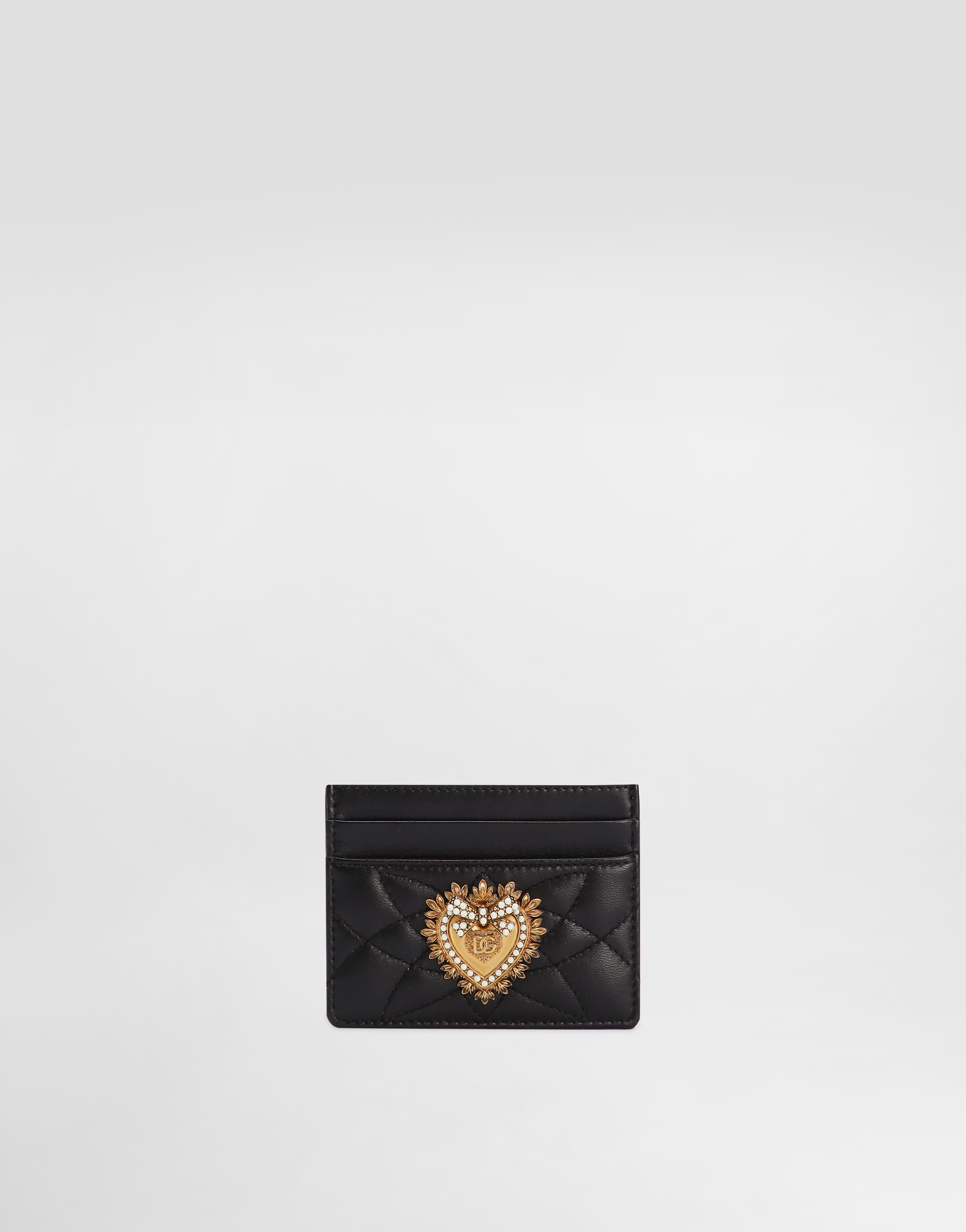 Devotion credit card holder in Black for Women | Dolce&Gabbana® US