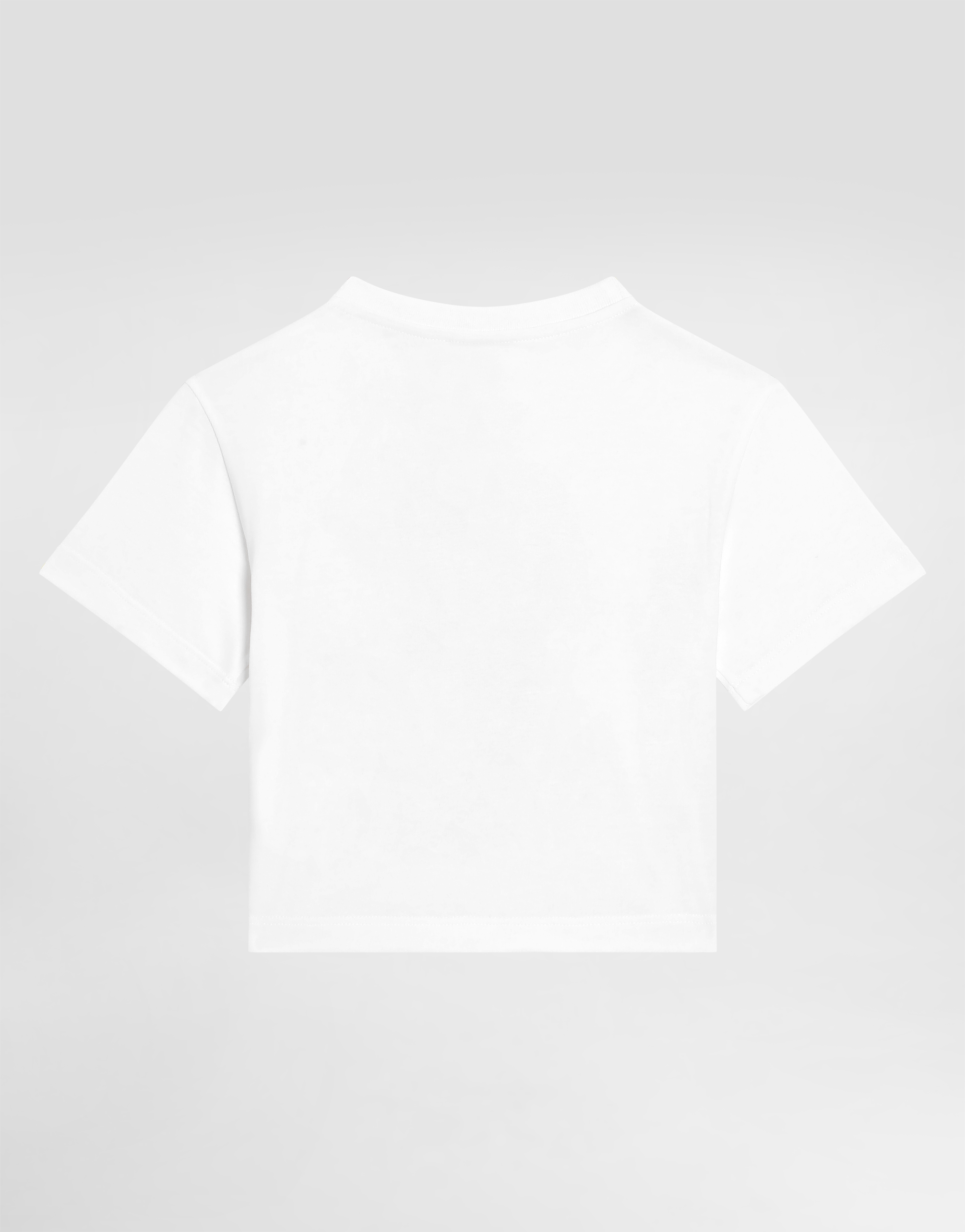Jersey T-shirt with mixed floral print