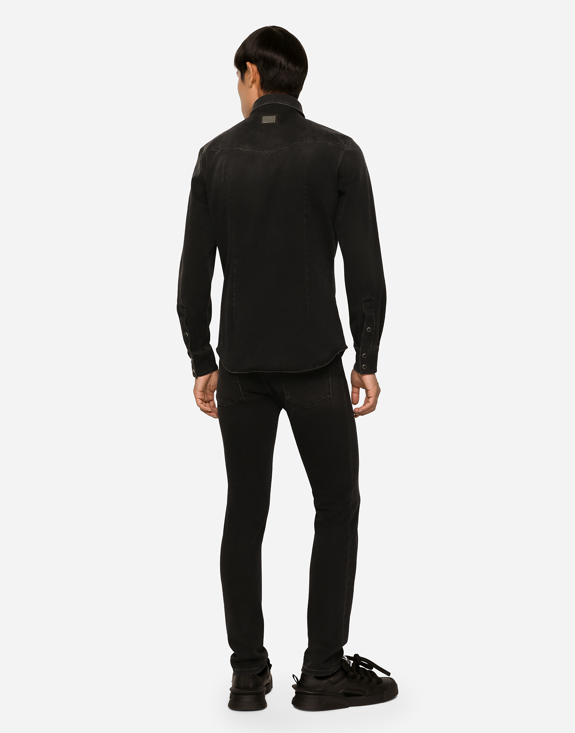 Dolce & Gabbana Slim-fit Stretch Denim Jeans In Multicolor