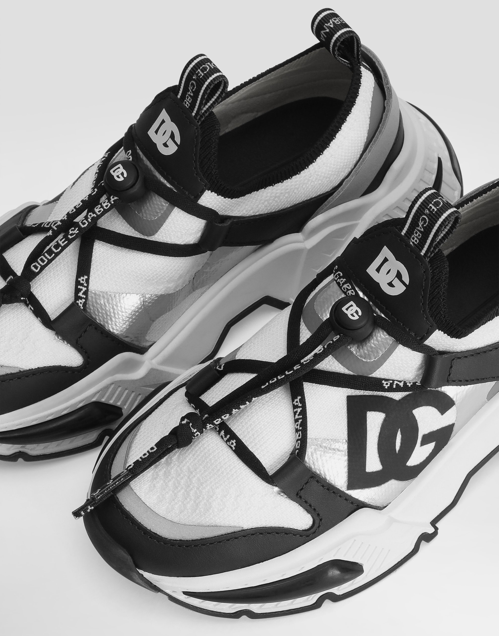 Dolce & Gabbana Mesh Airmaster Sneakers With Dg Logo In マルチカラー