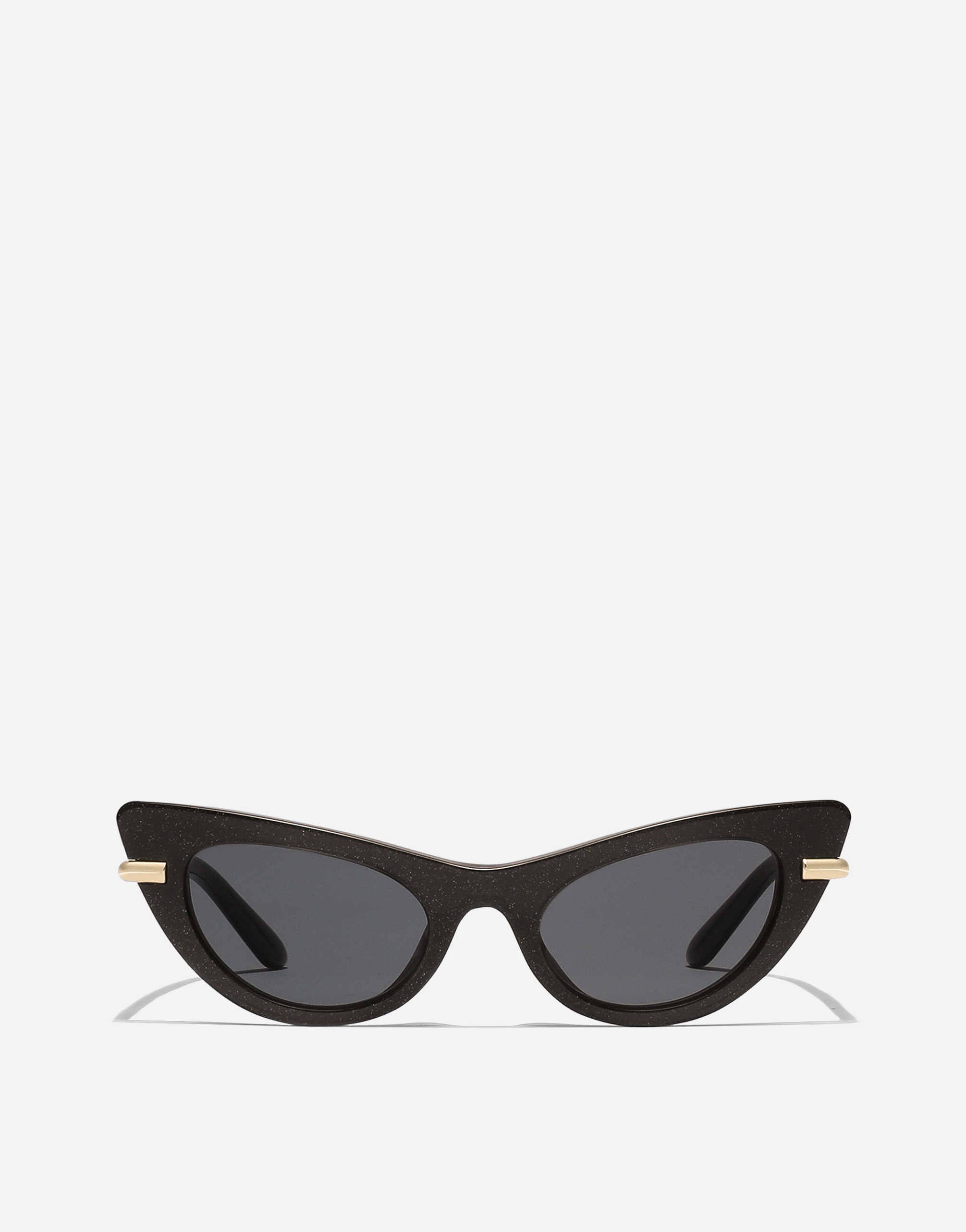 Dolce & Gabbana Mini Me  Sunglasses In Black Glitter