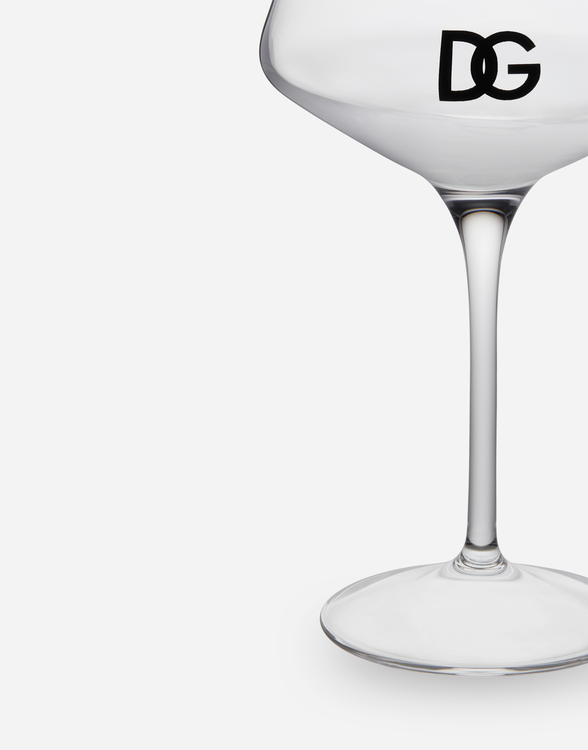 Dolce & Gabbana Set 2 Champagne Glasses In Multicolor