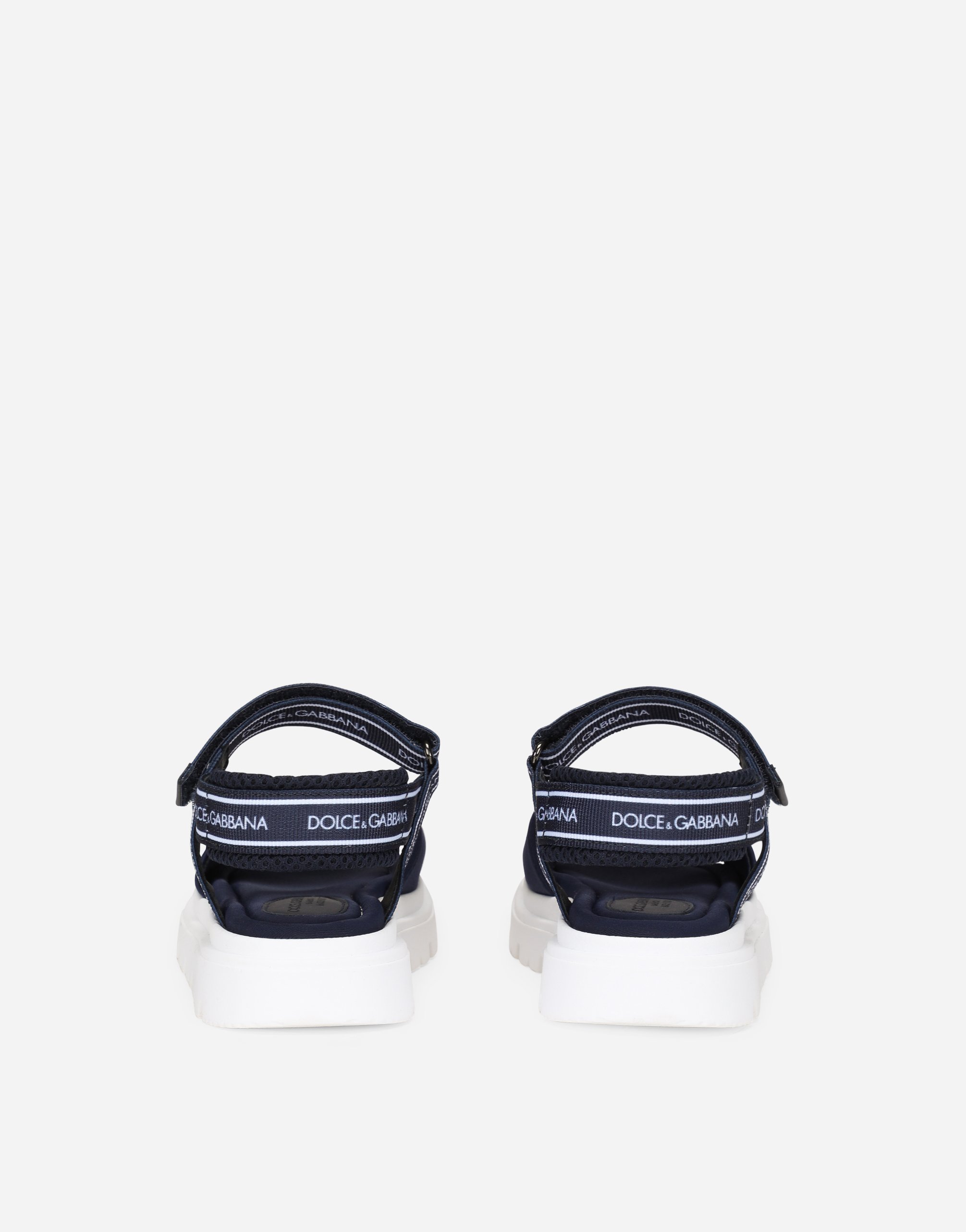 Technical fabric sandals with DG logo
