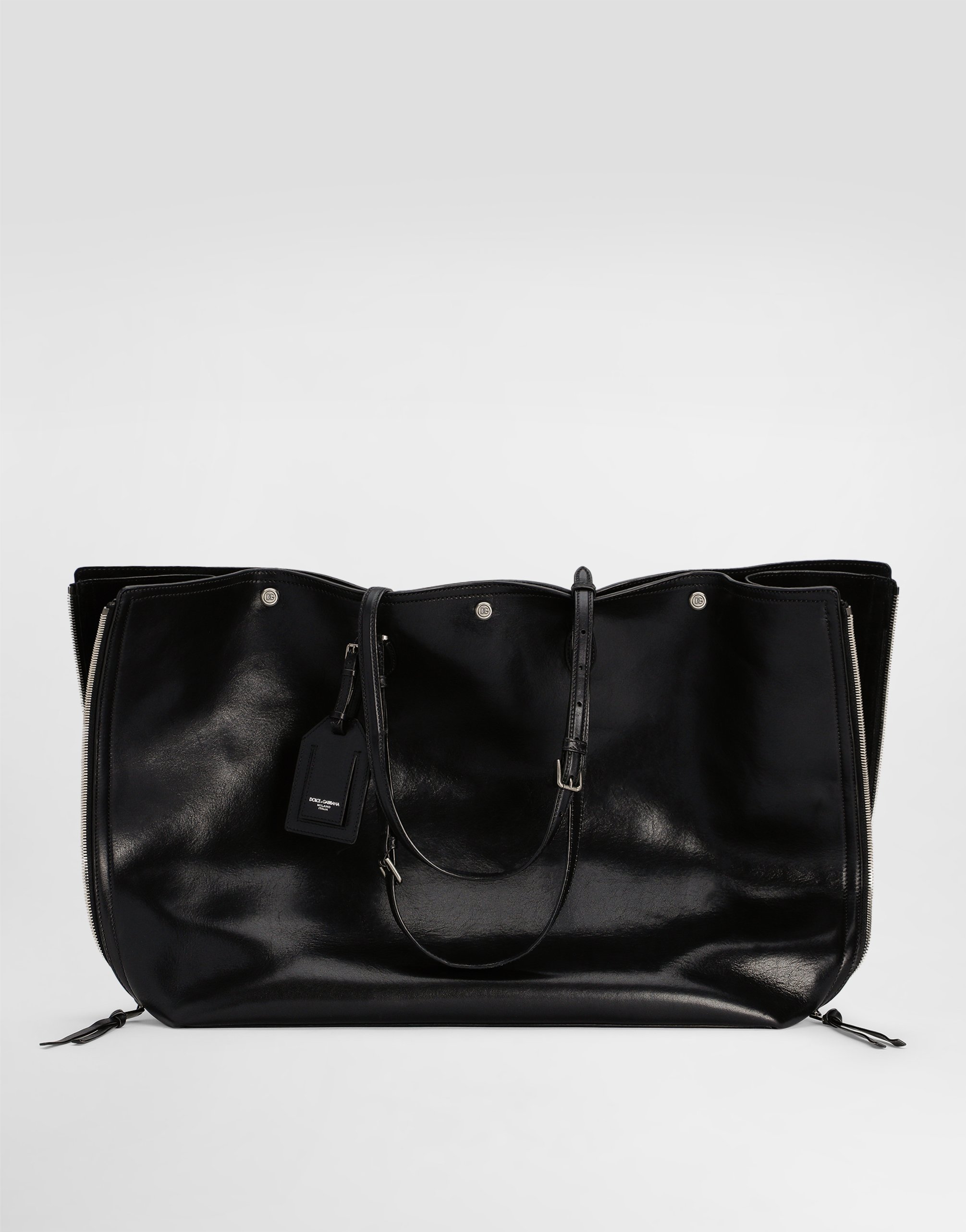 Atene calfskin shopping bag