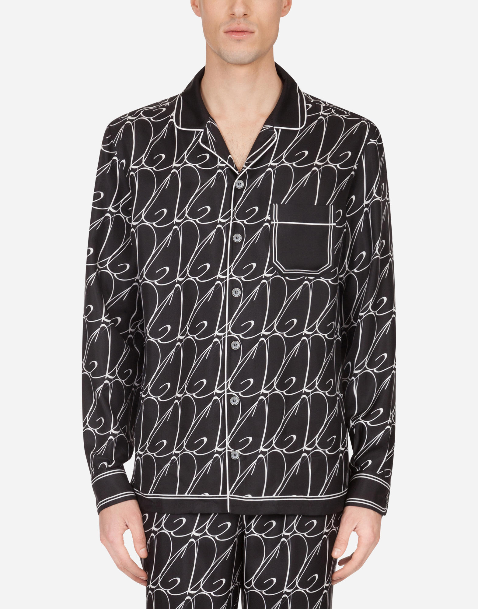 Tシャツ・カットソー Dolce & Gabbana 'Vanity' pajama shirt (F5G67THS5TQ HA5PB) G5EM2TFI10T_HN2GD_0.jpg