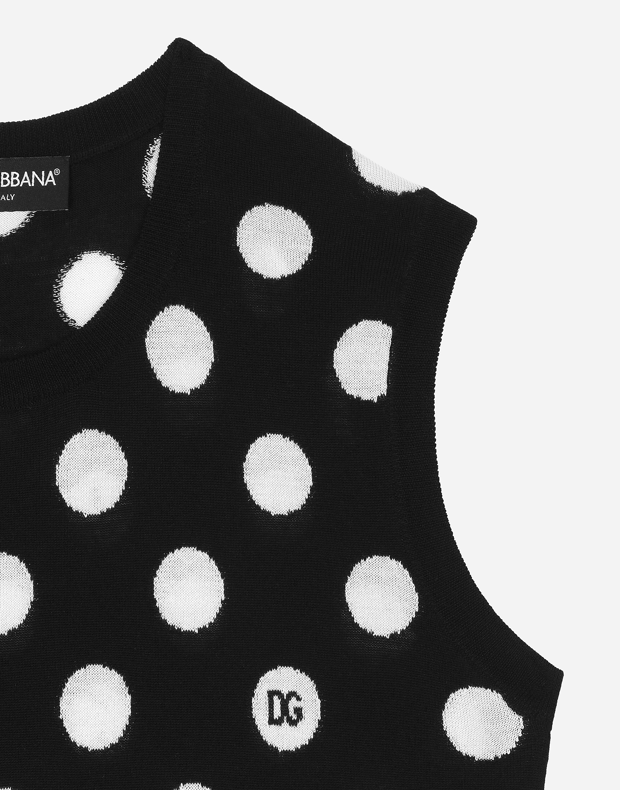 Dolce & Gabbana Dolce&gabbana Women Top With Polka-dot Motif In プリ