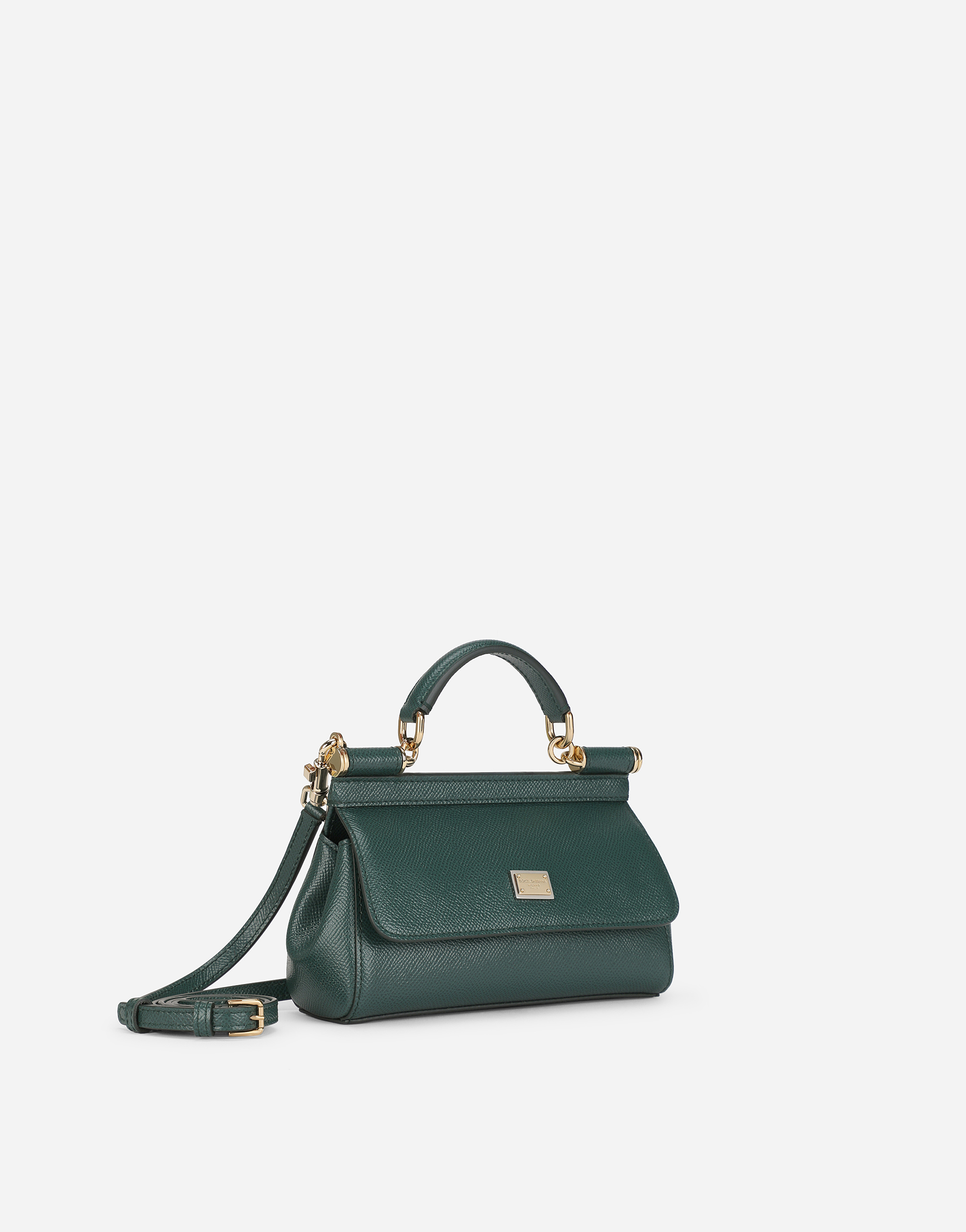 Shop Dolce & Gabbana Small Sicily Handbag In Green