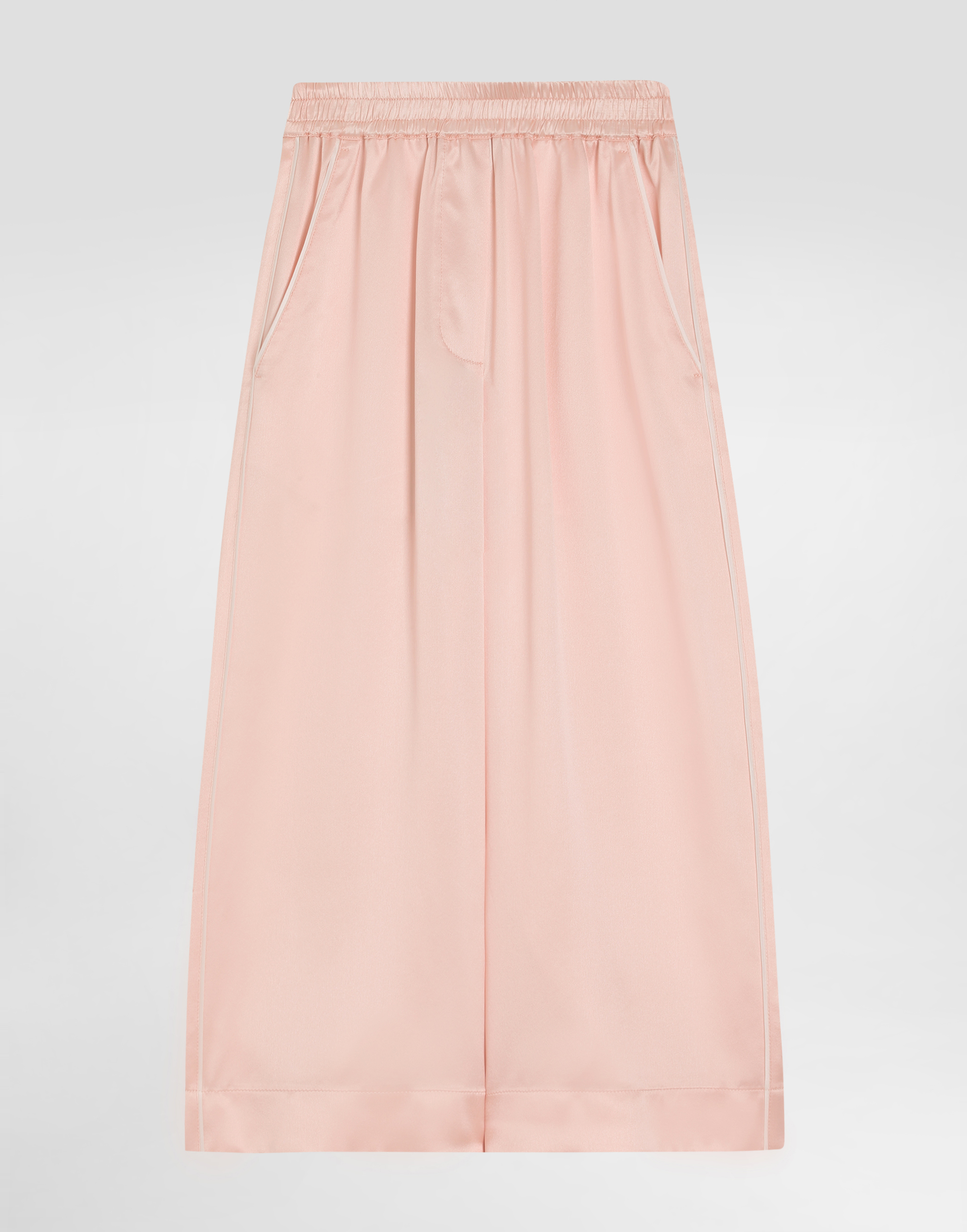 Dolce & Gabbana Pantalone - Woman Trousers And Skirts Pink Silk 12 Years