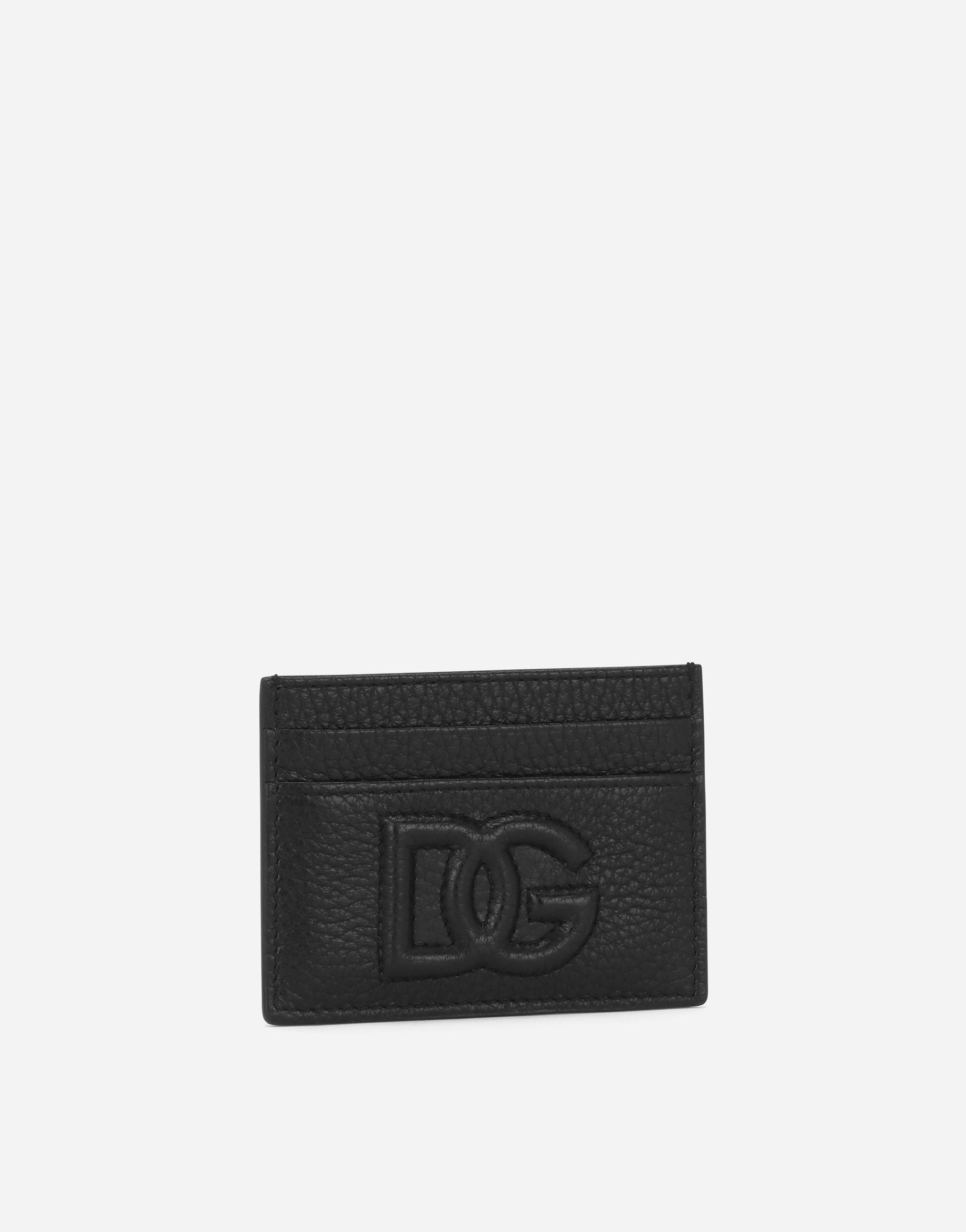 Shop Dolce & Gabbana Dg Logo Card Holder In Black