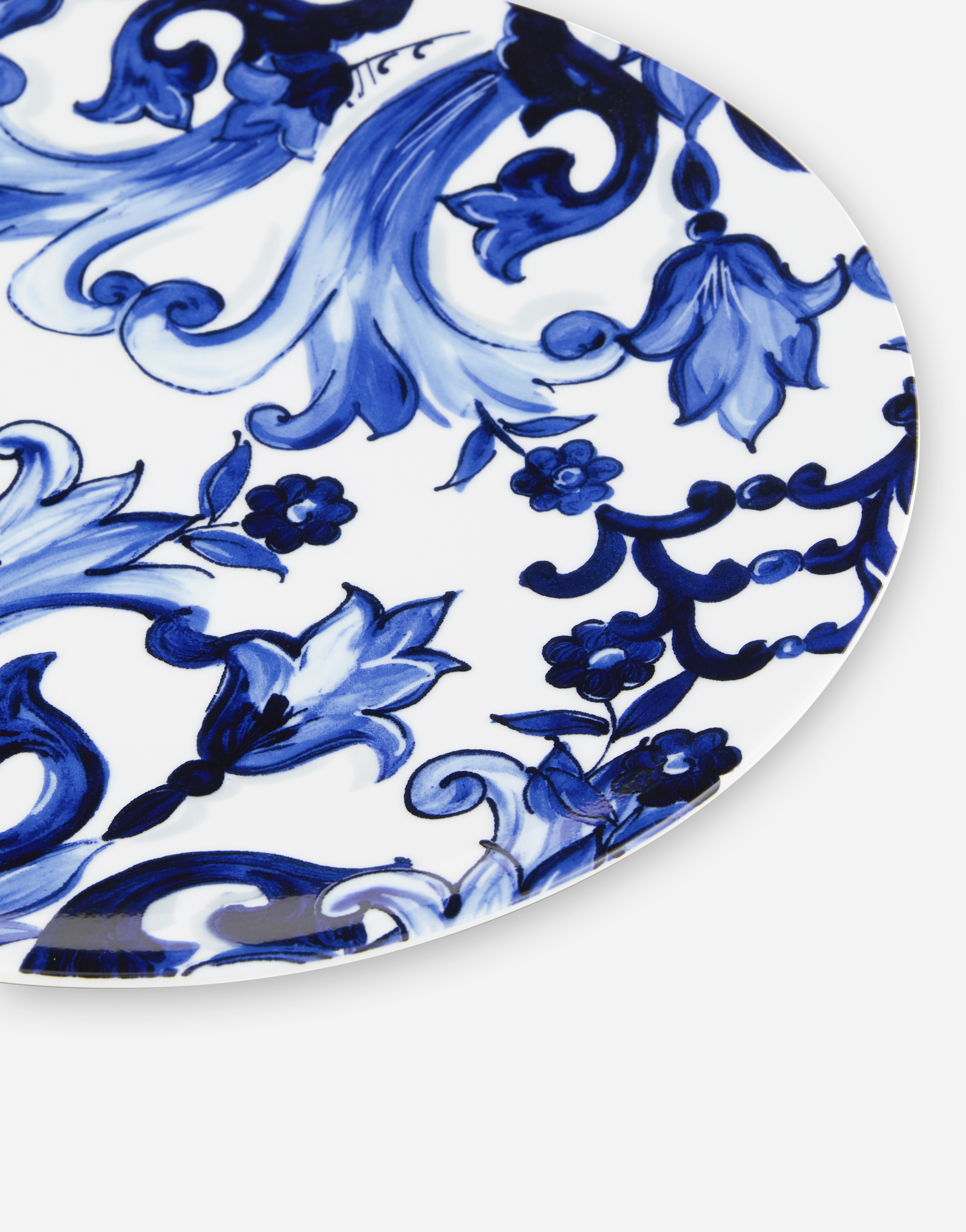 Shop Dolce & Gabbana Porcelain Charger Plate In Multicolor