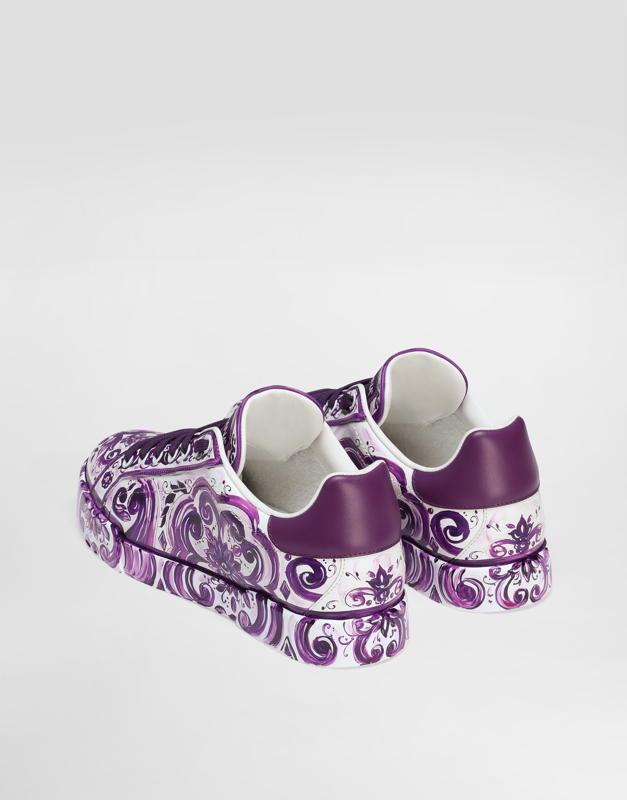 Dolce & Gabbana Majolica-print Portofino Light Strobel Sneaker