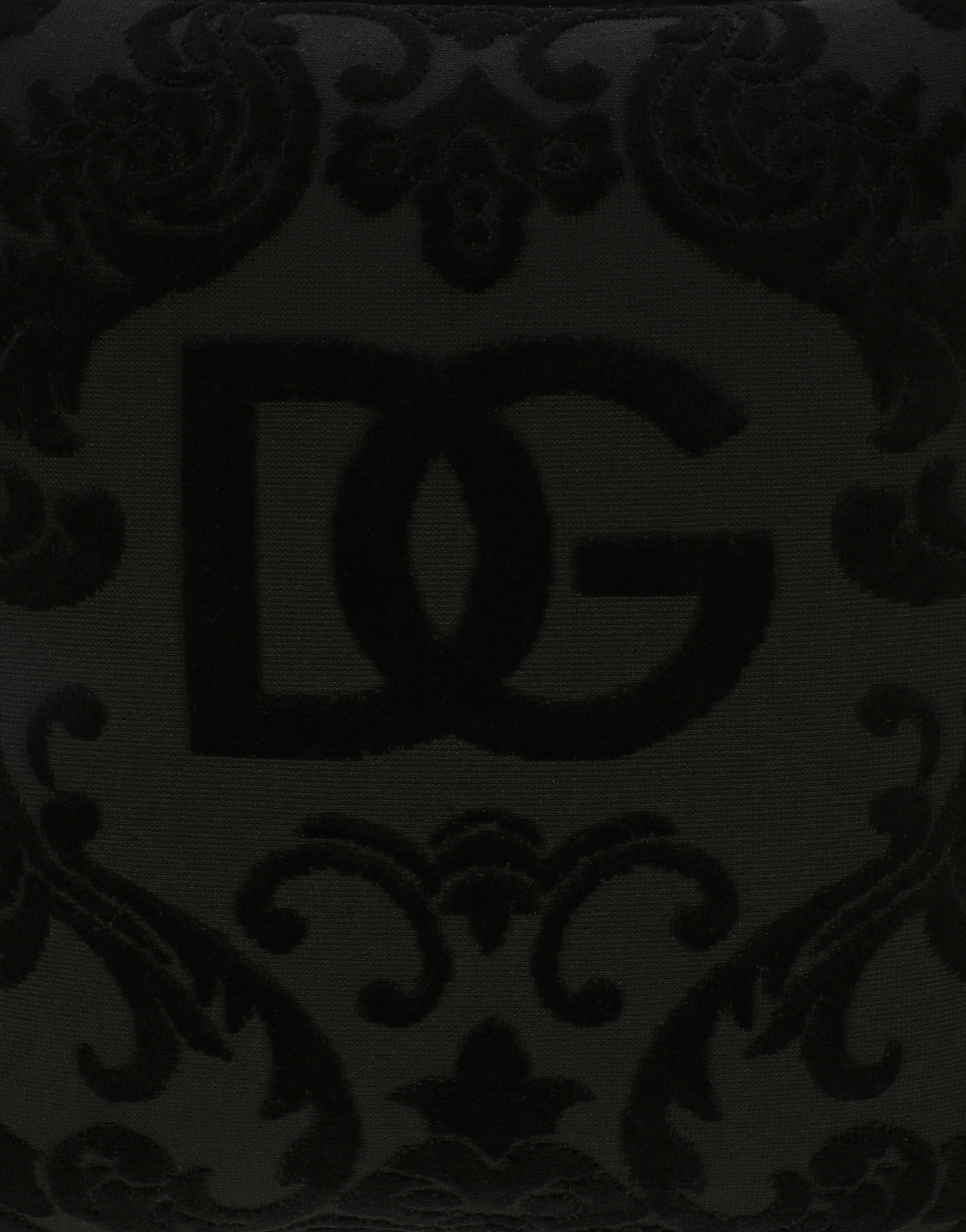 Dolce & Gabbana Cotton Terry Outdoor Cushion In Multicolor
