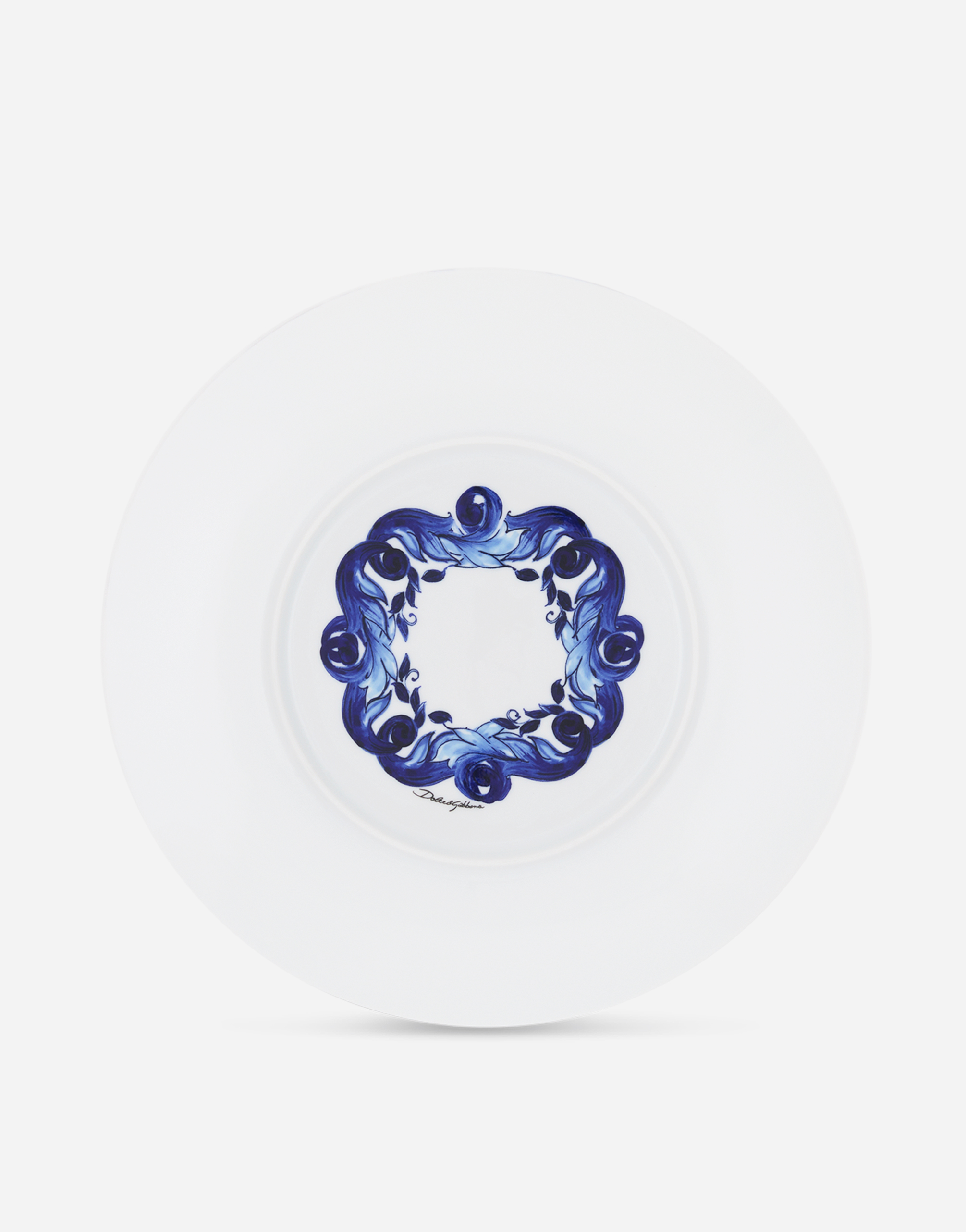 Dolce & Gabbana Porcelain Charger Plate Multicolor Unisex Onesize In Multicolor