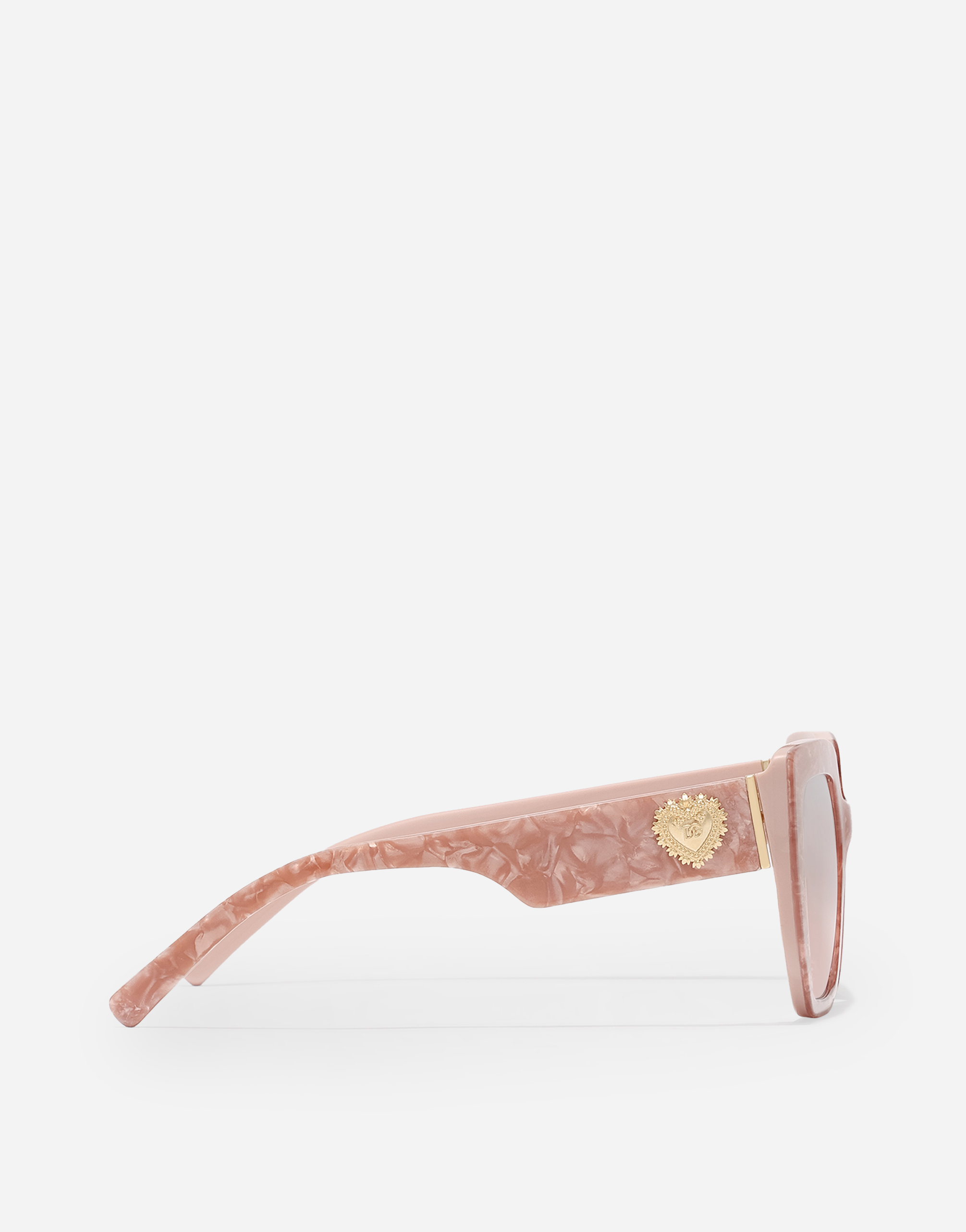 Dolce & Gabbana Devotion Sunglasses In Pink