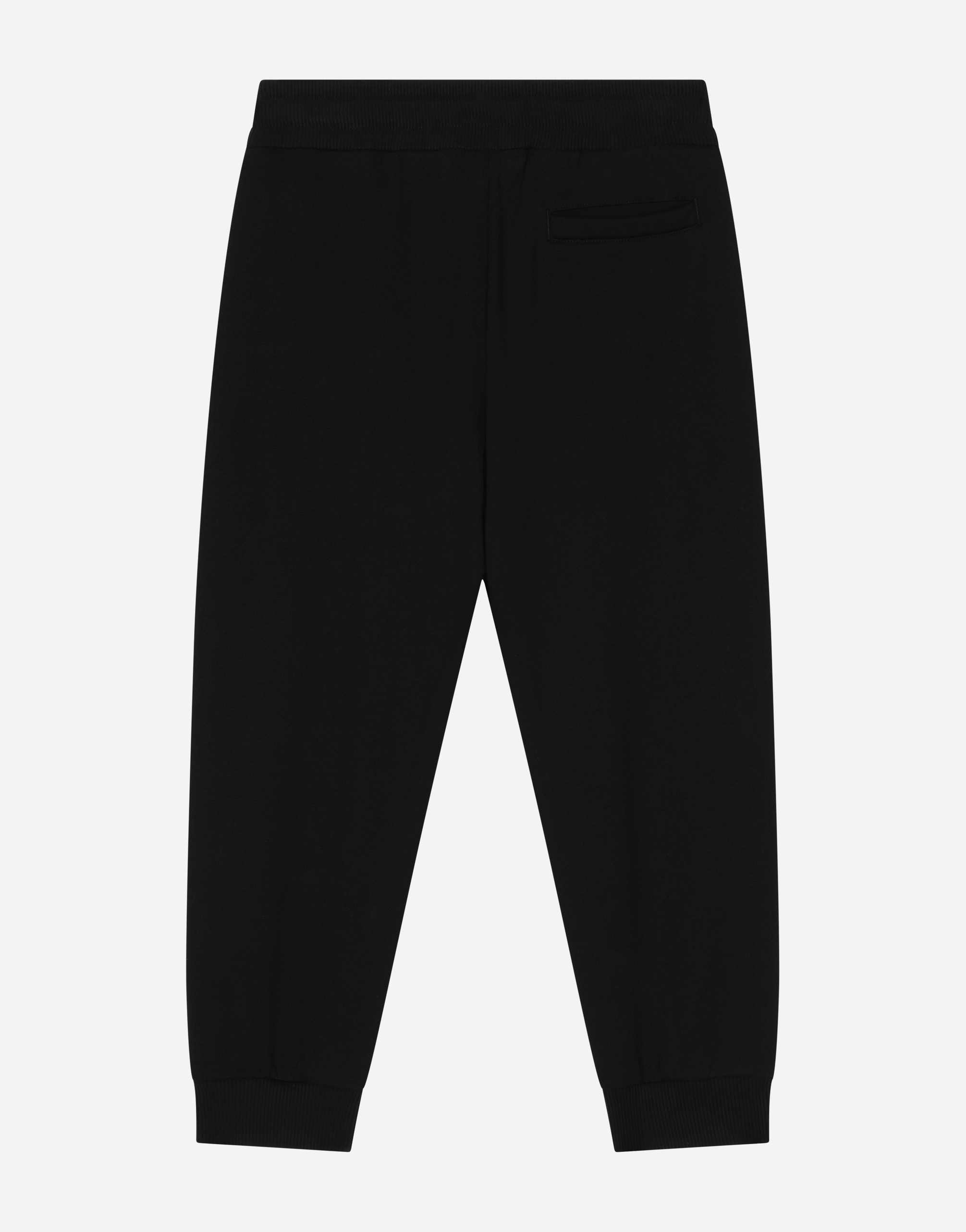 DOLCE & GABBANA COTTON JOGGING PANTS WITH LOGO PRINT