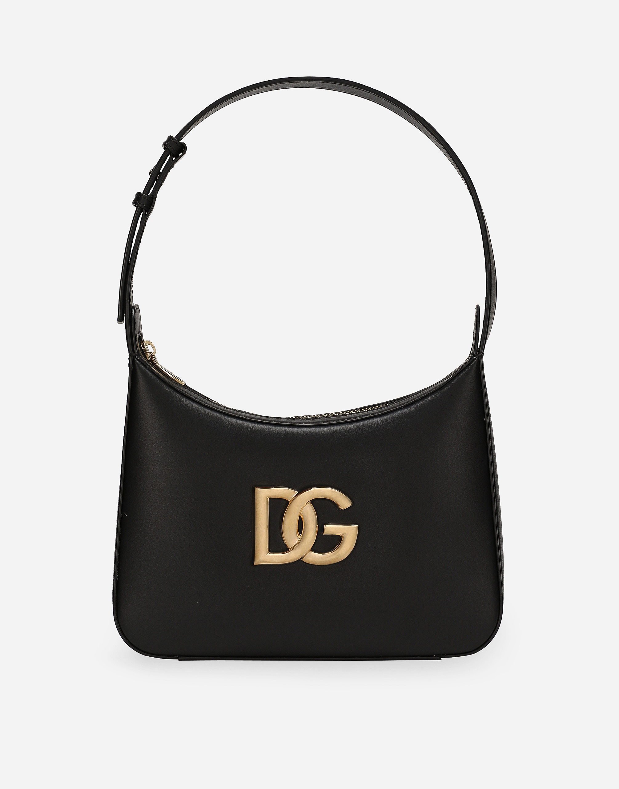 Dolce & Gabbana 3.5 Shoulder Bag - Woman Shoulder And Crossbody Bags Black Leather Onesize