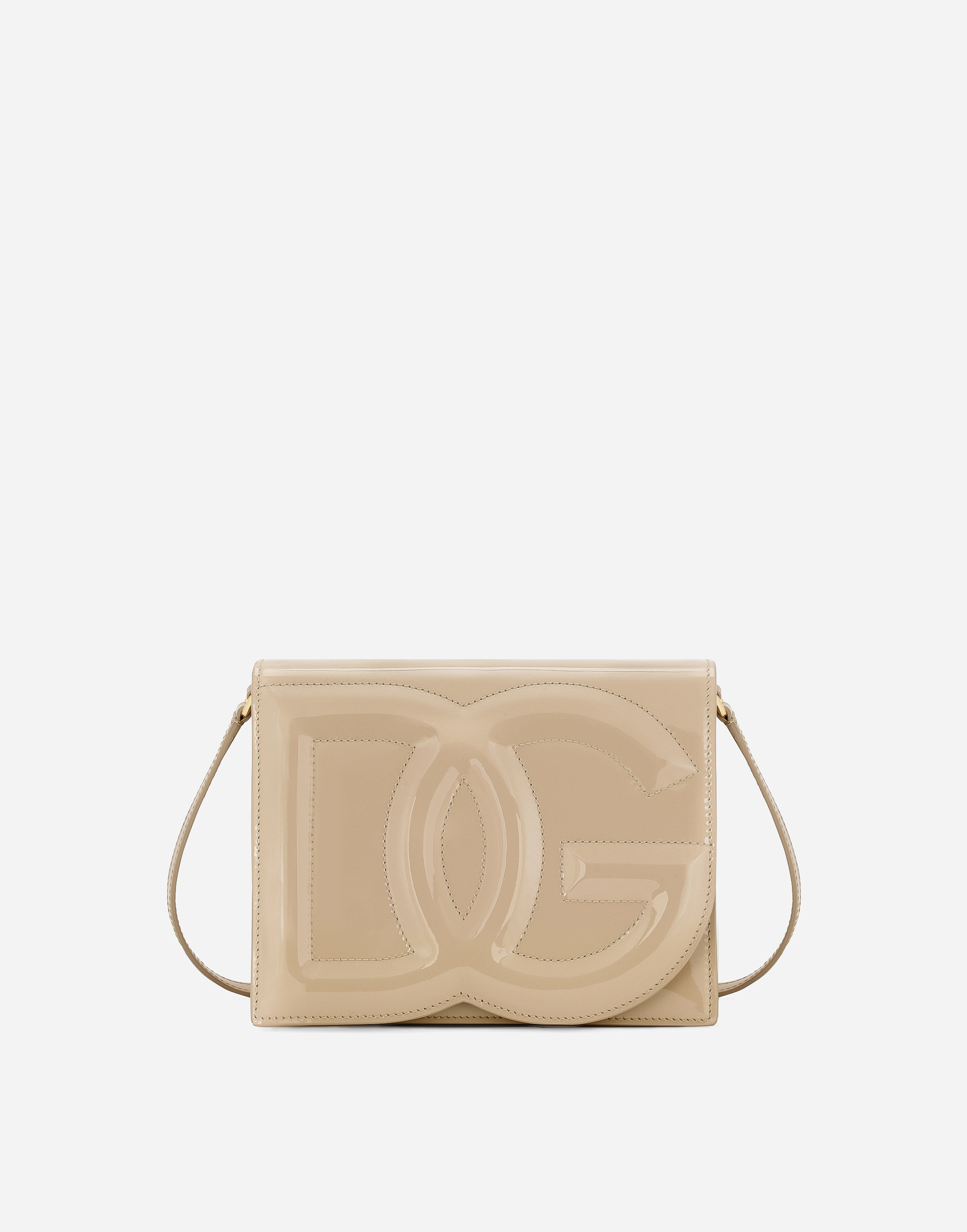DG Logo crossbody bag in Beige for Women | Dolce&Gabbana®