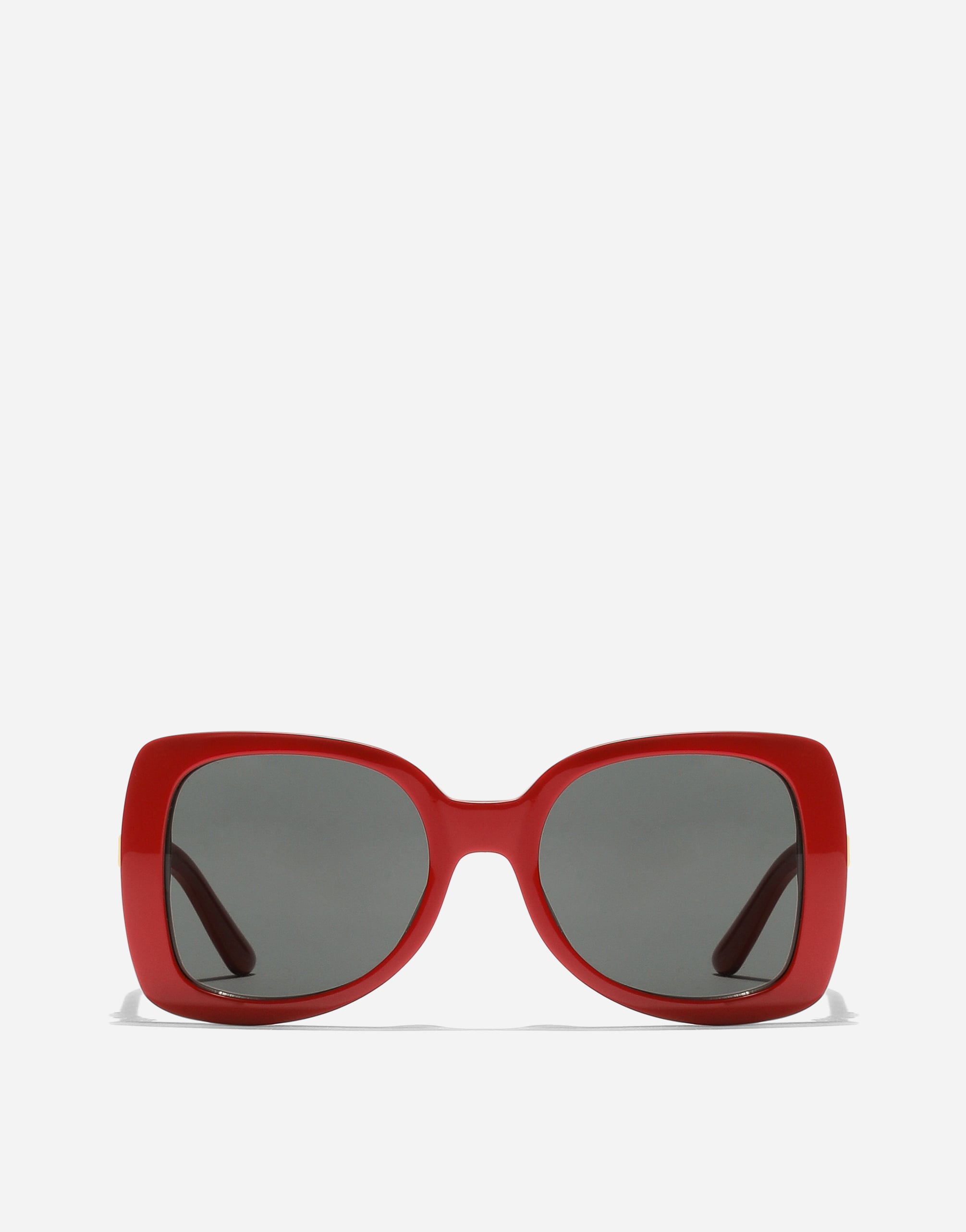 Dolce & Gabbana Square-frame Sunglasses In Red