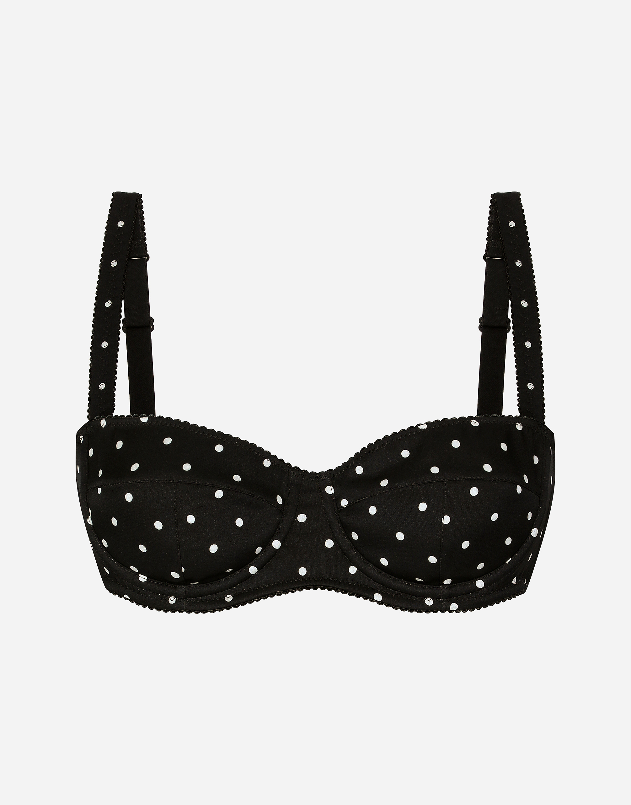 Dolce & Gabbana Polka Dot-print Balconette Bra In プリ