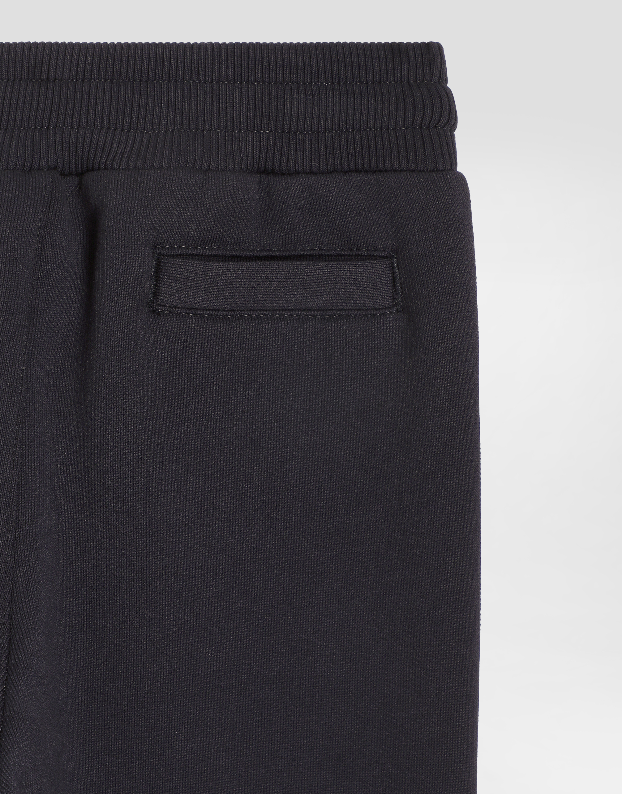 Fleece trousers with patch