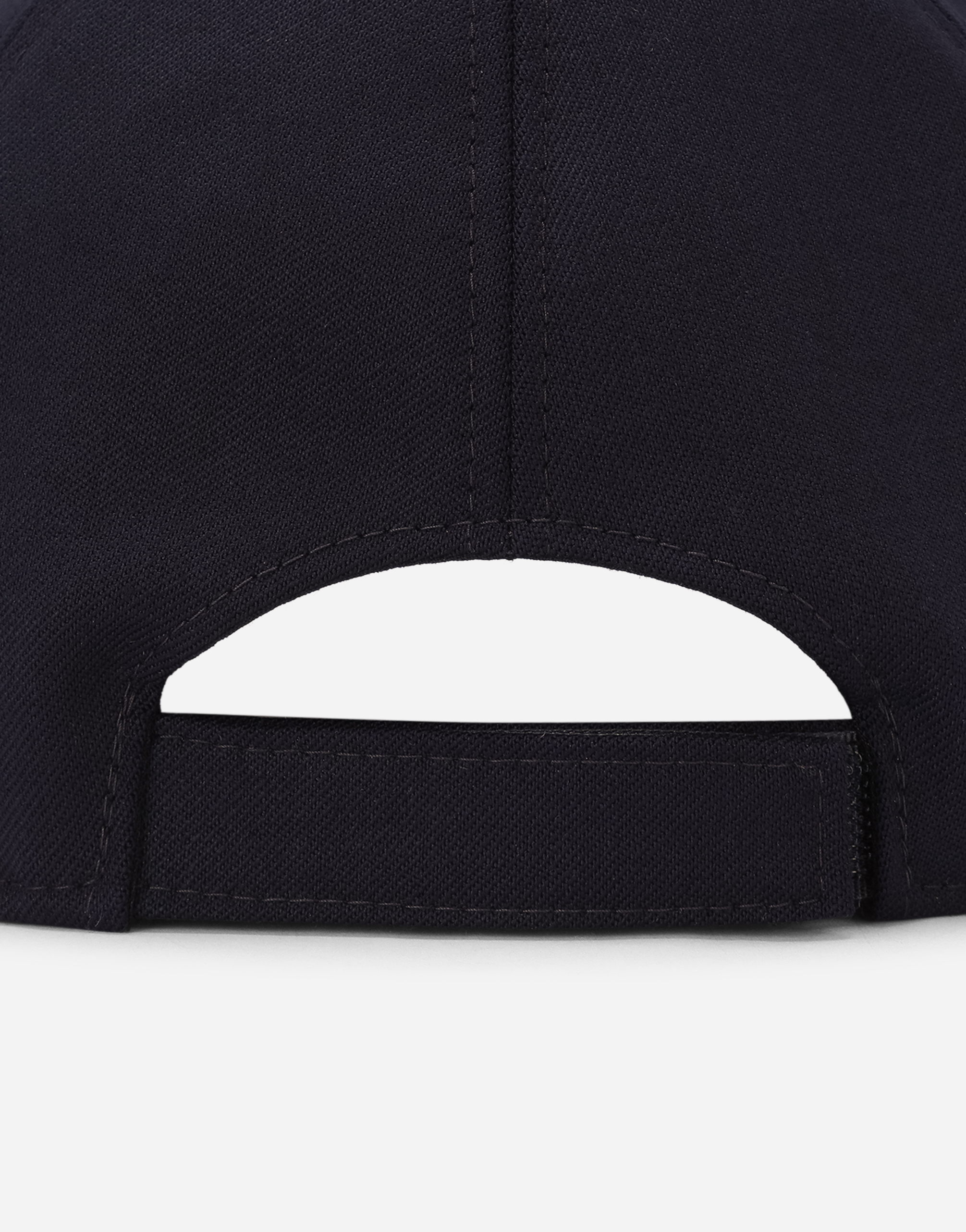 Dolce & Gabbana Baseball Cap With Logo Tag In Blue