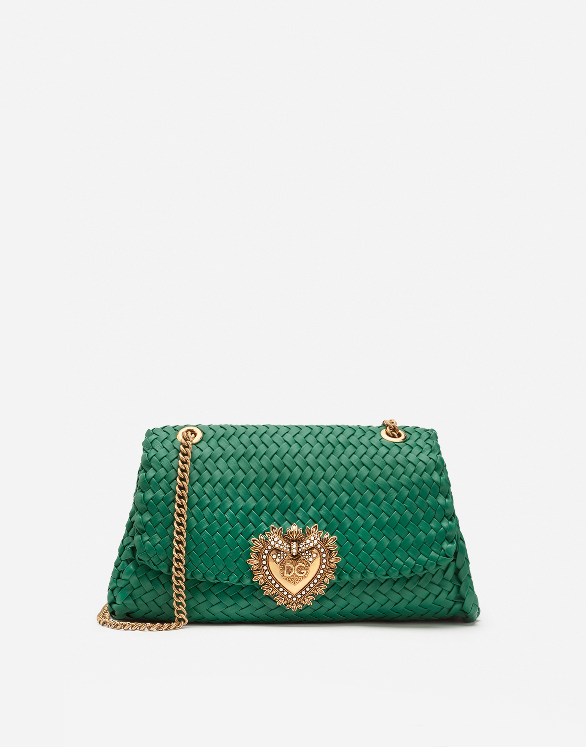 green dolce and gabbana purse