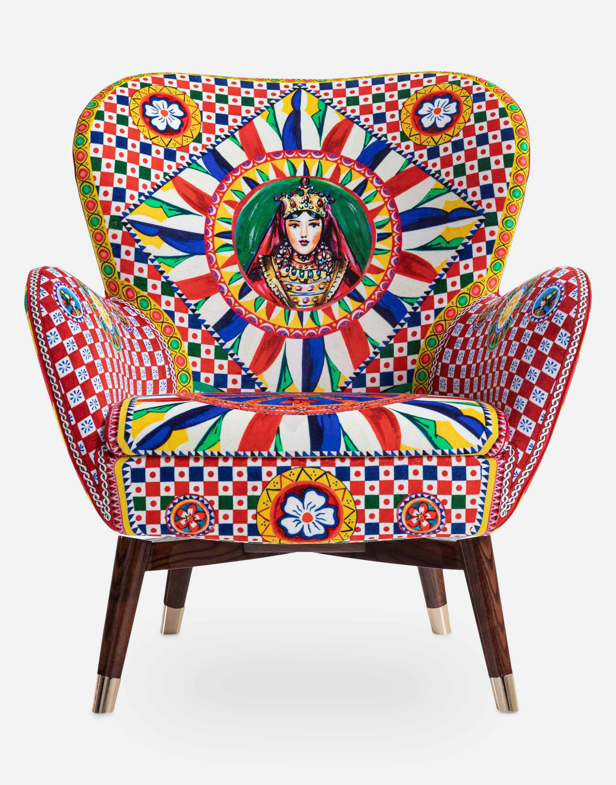 マルチカラー Giacinto アームチェア | Dolce&Gabbana®
