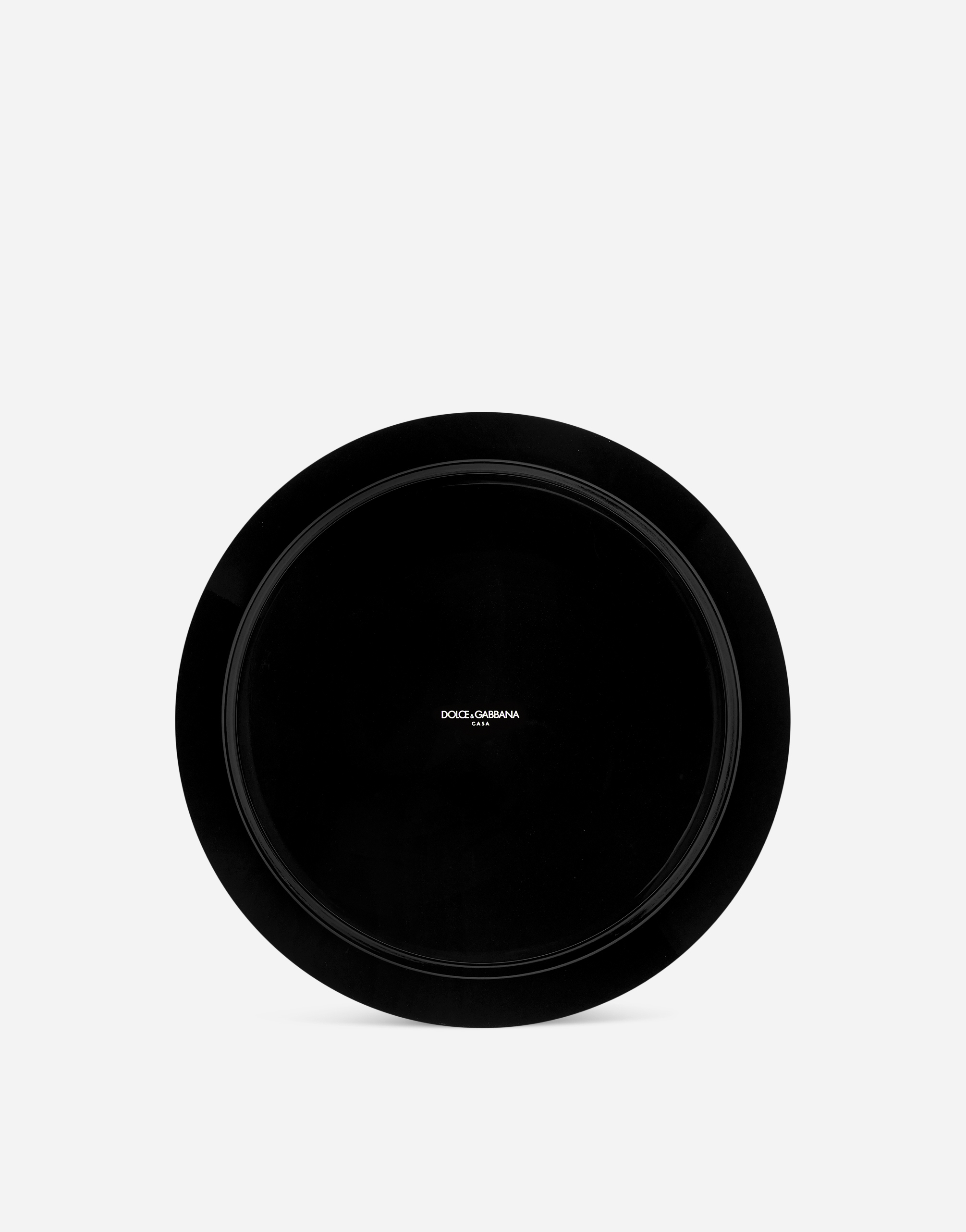  Dolce & Gabbana Metal Tray - Rund Mehrfarbig Onesize 