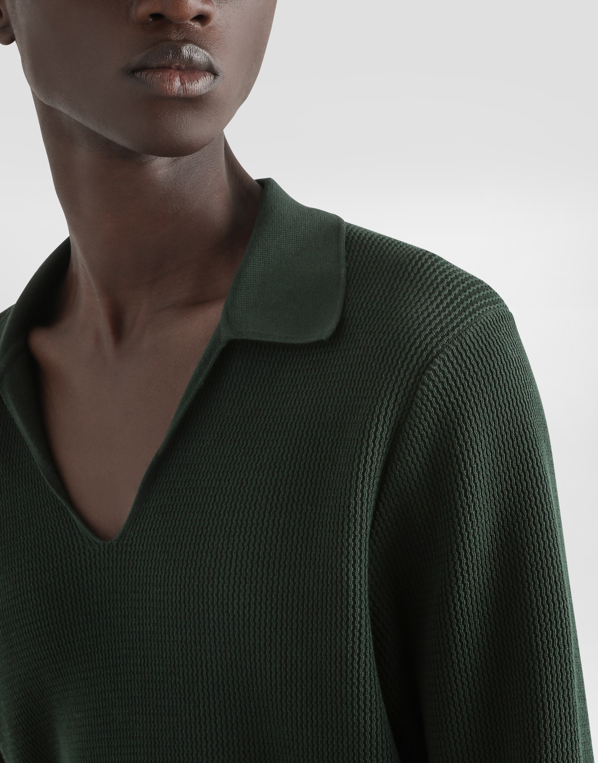 Dolce & Gabbana Cotton Knit Sweater In Green