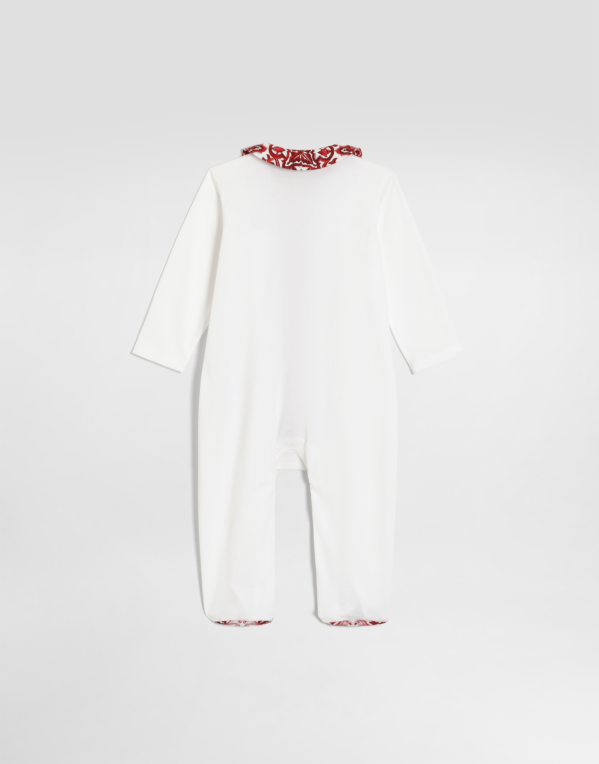  Dolce & Gabbana Geschenkset Aus Jersey Mit Majolika-print - Mann Baby Boy (0-30 Monate) Wei� 3/6 Months 