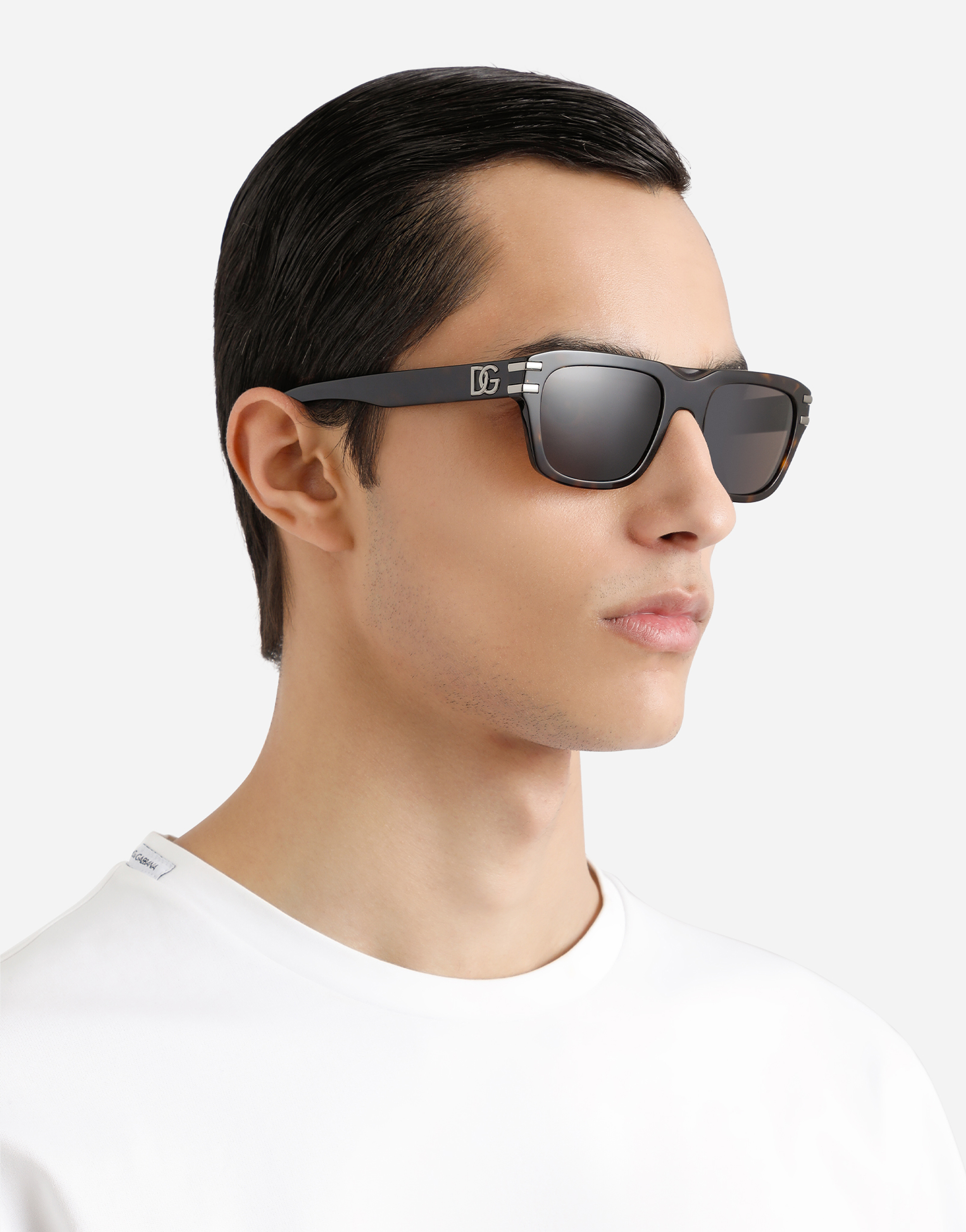 Dolce & Gabbana Dg Griffe Sunglasses In Havana