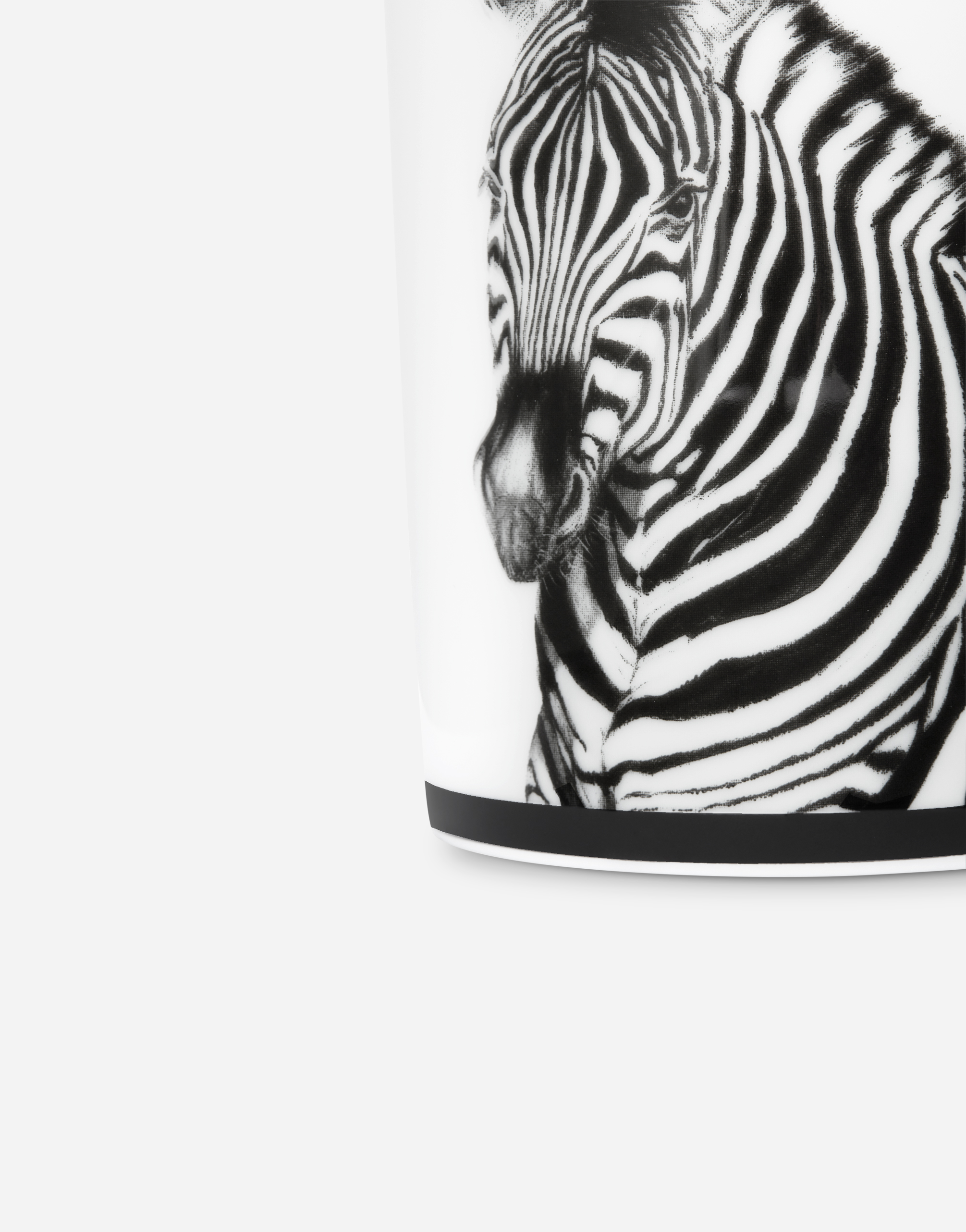 Dolce & Gabbana Porcelain Water Glass In Multicolor