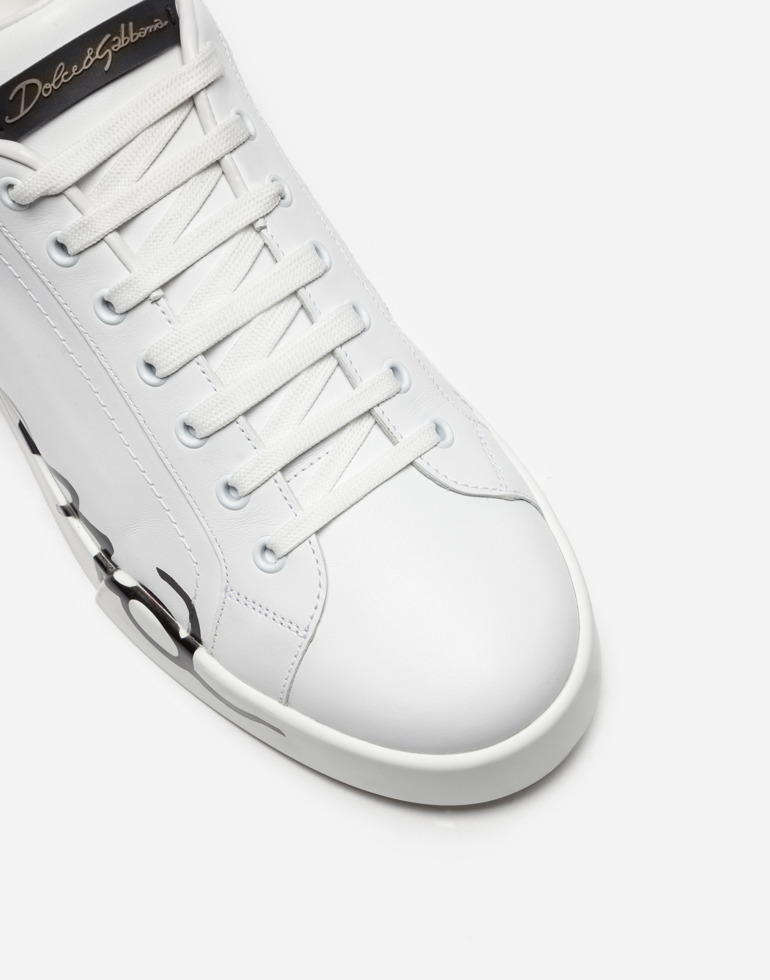 black and silver dolce gabbana sneakers