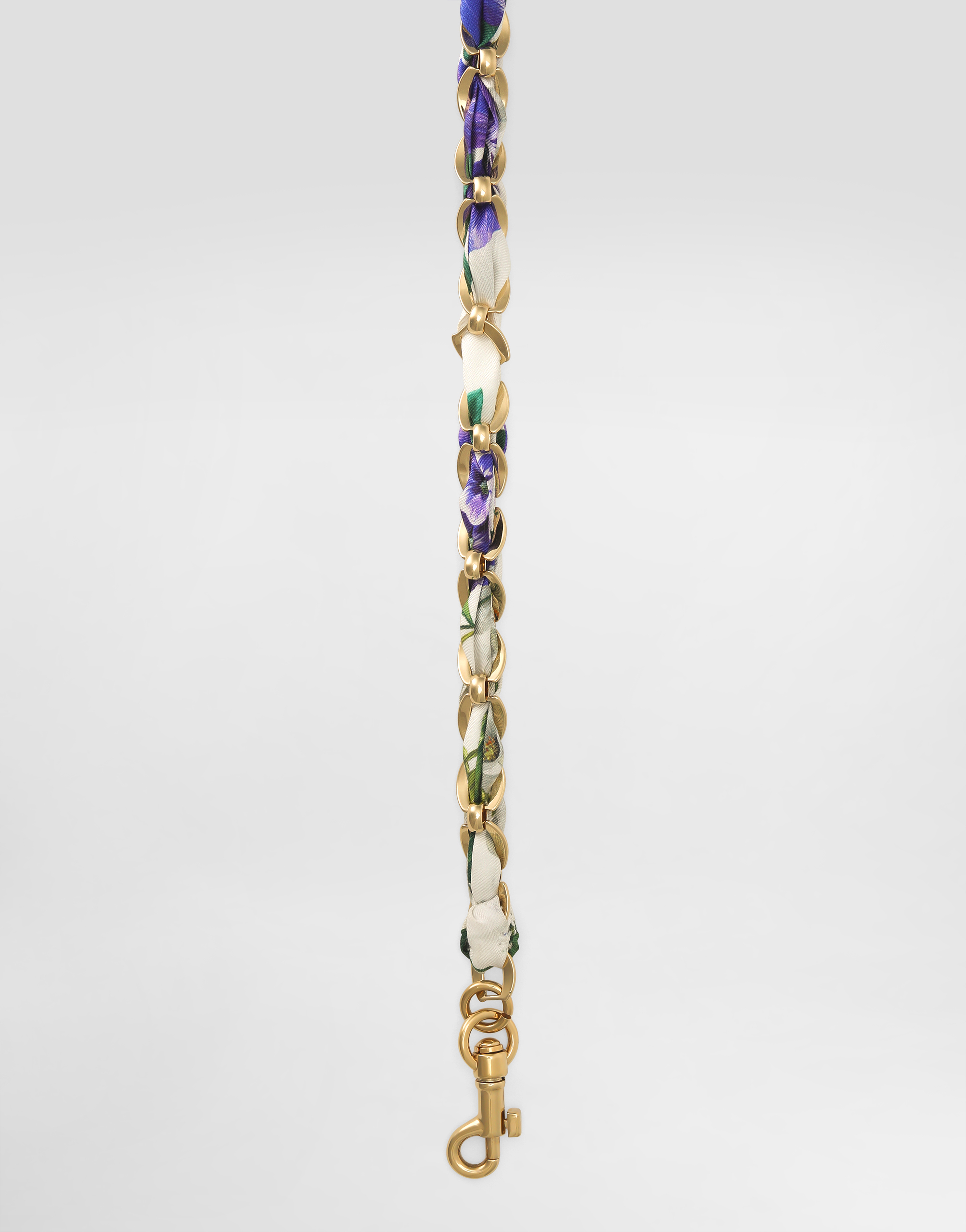 Dolce & Gabbana Bejeweled Chain Strap In Print