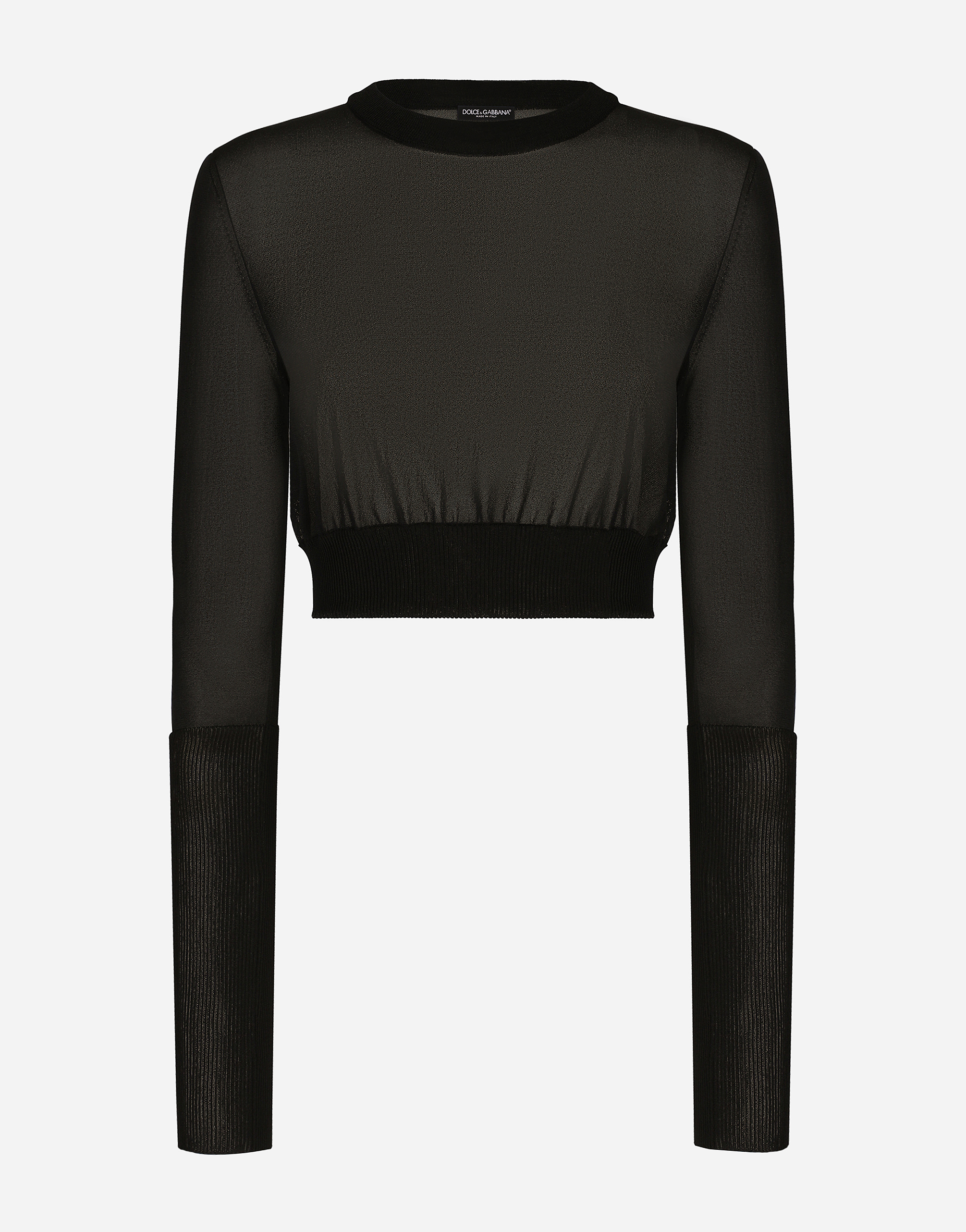 Dolce & Gabbana Viscose Sweater - Woman Sweaters And Cardigans Black